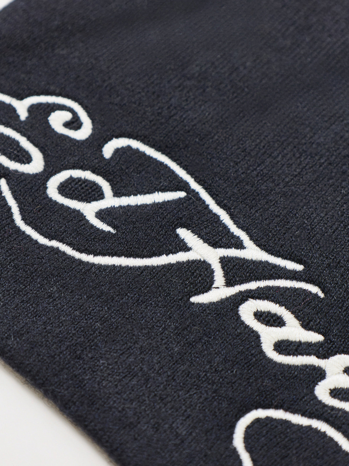Skull PU Leather Appliqué Beanie