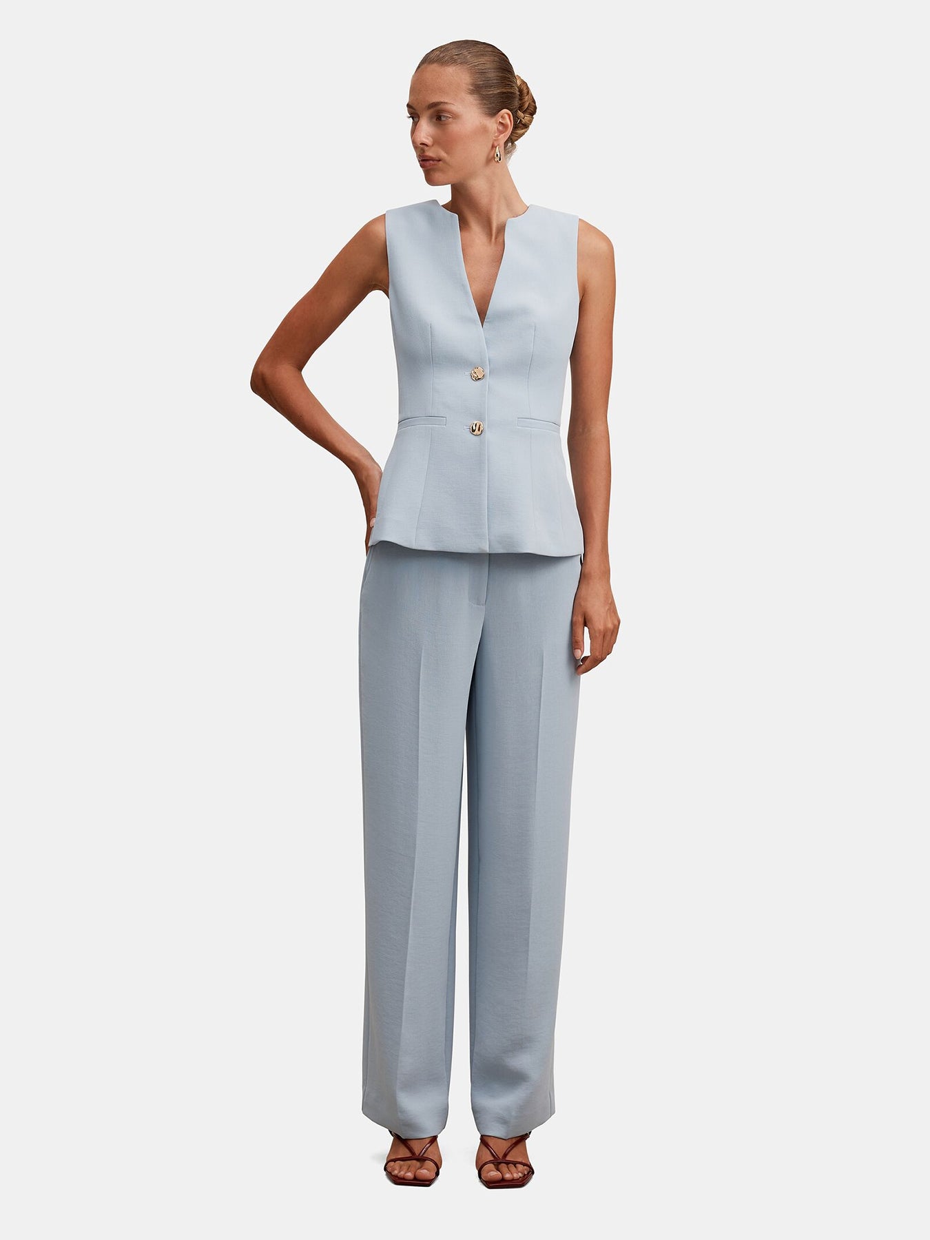 Lindsey Waistcoat Blue