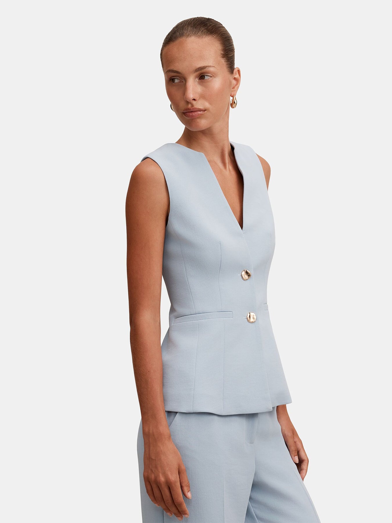 Lindsey Waistcoat Blue