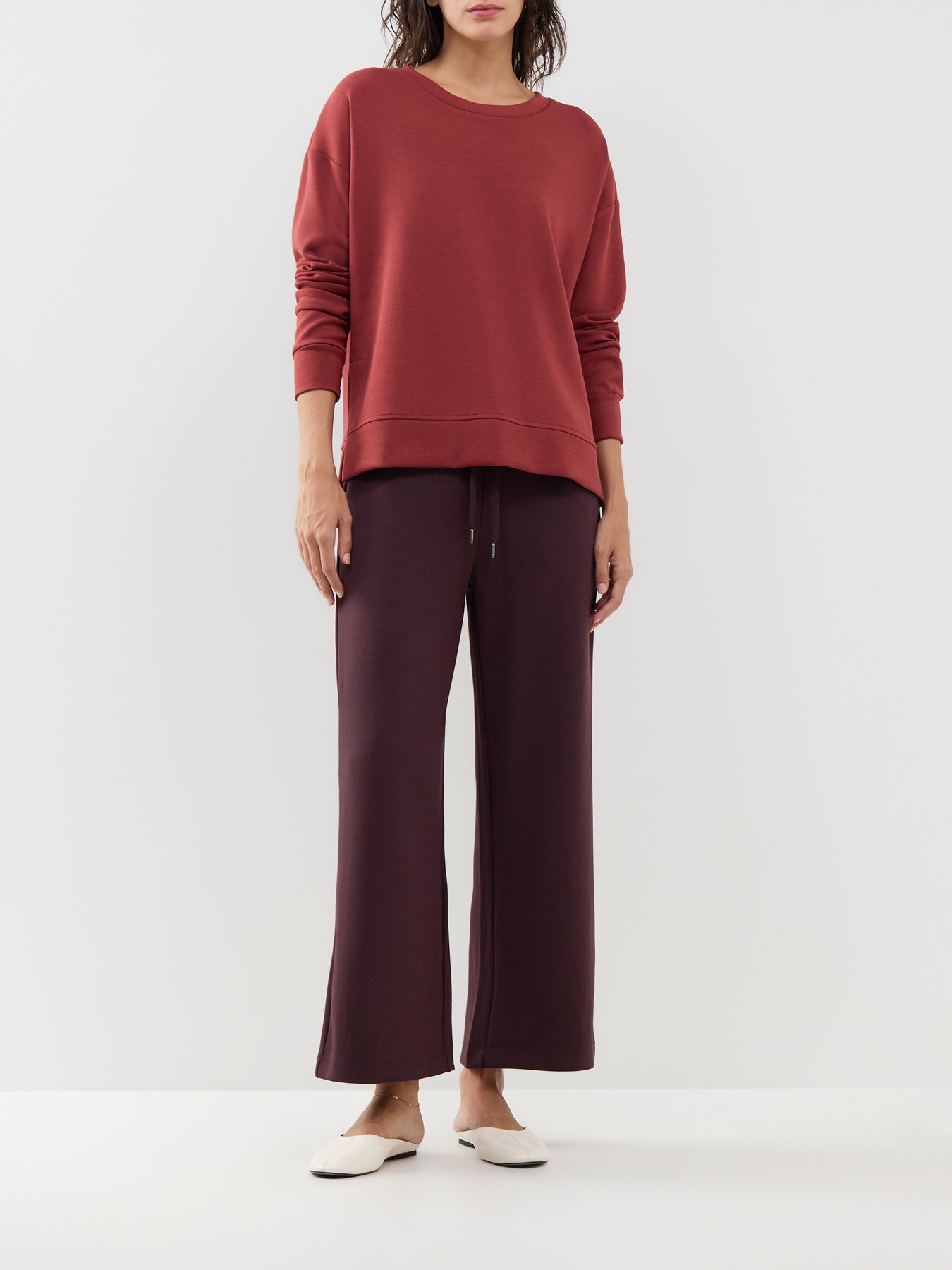 Banu Modal-Blend Sweatshirt Red