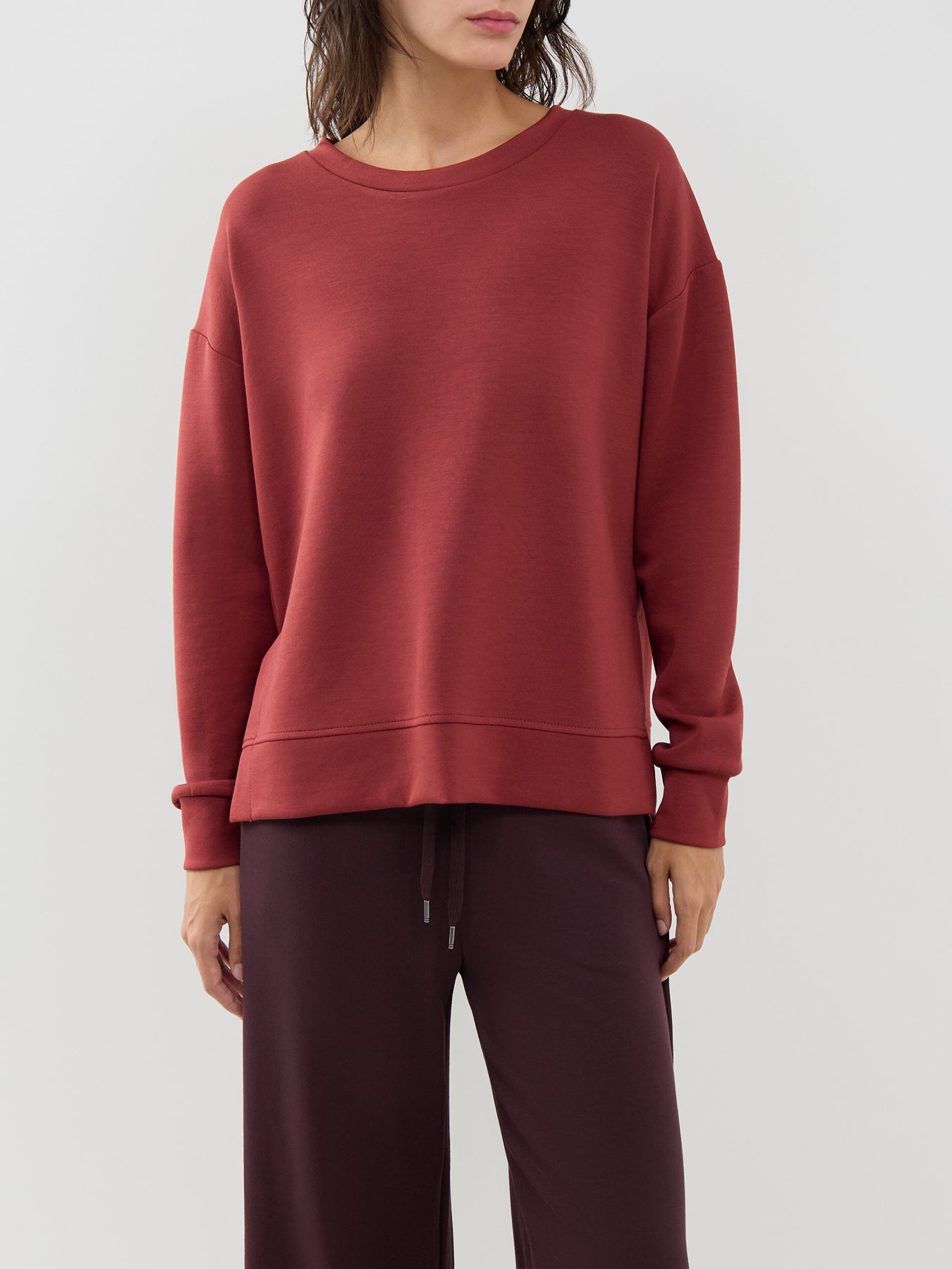 Banu Modal-Blend Sweatshirt Red