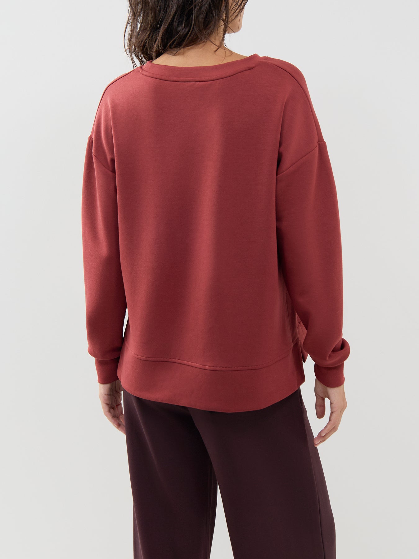 Banu Modal-Blend Sweatshirt Red