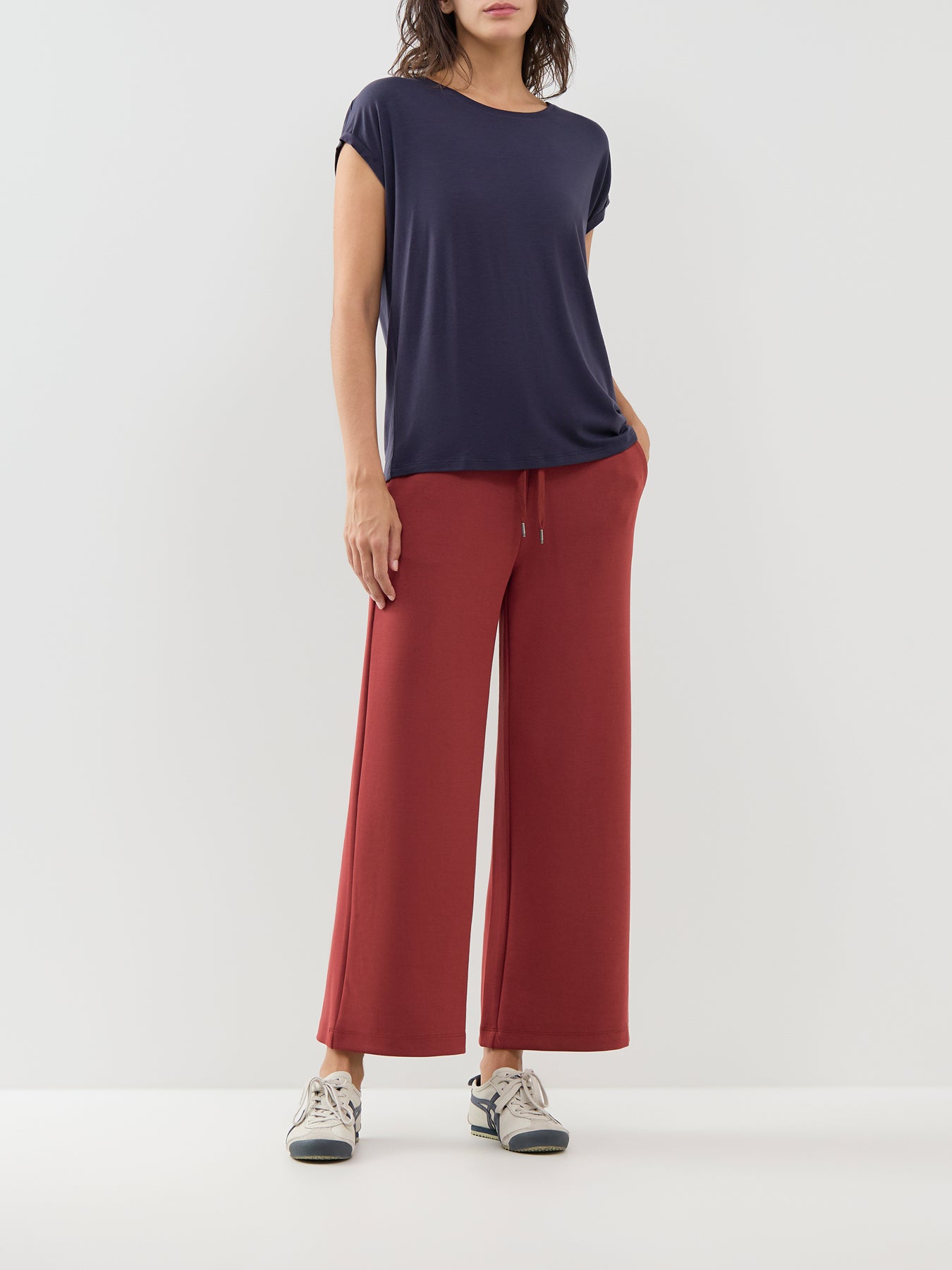 Modal Blend Wide Leg Sweatpants