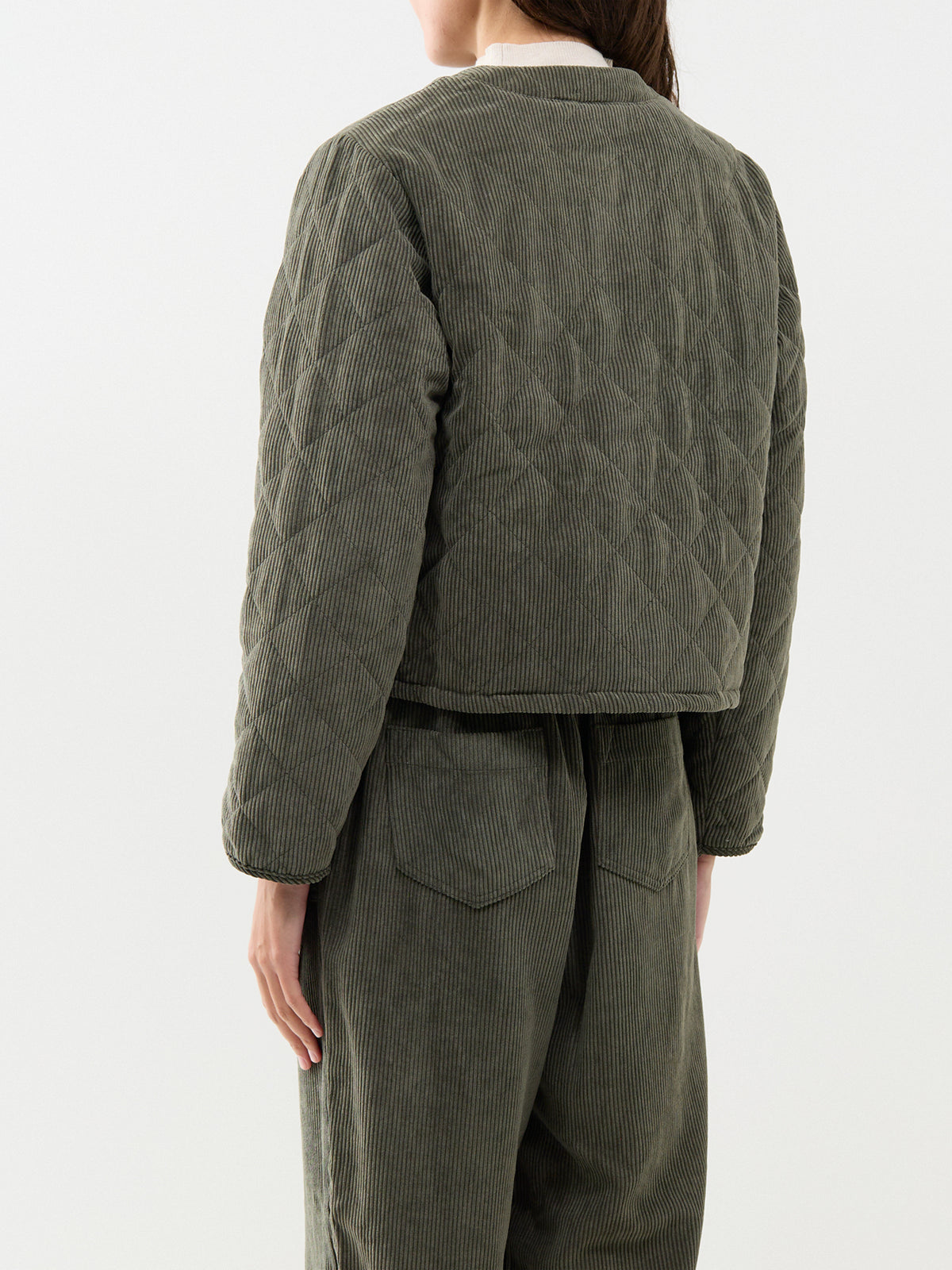 Bindi 21 Corduroy Jacket - Forest Night