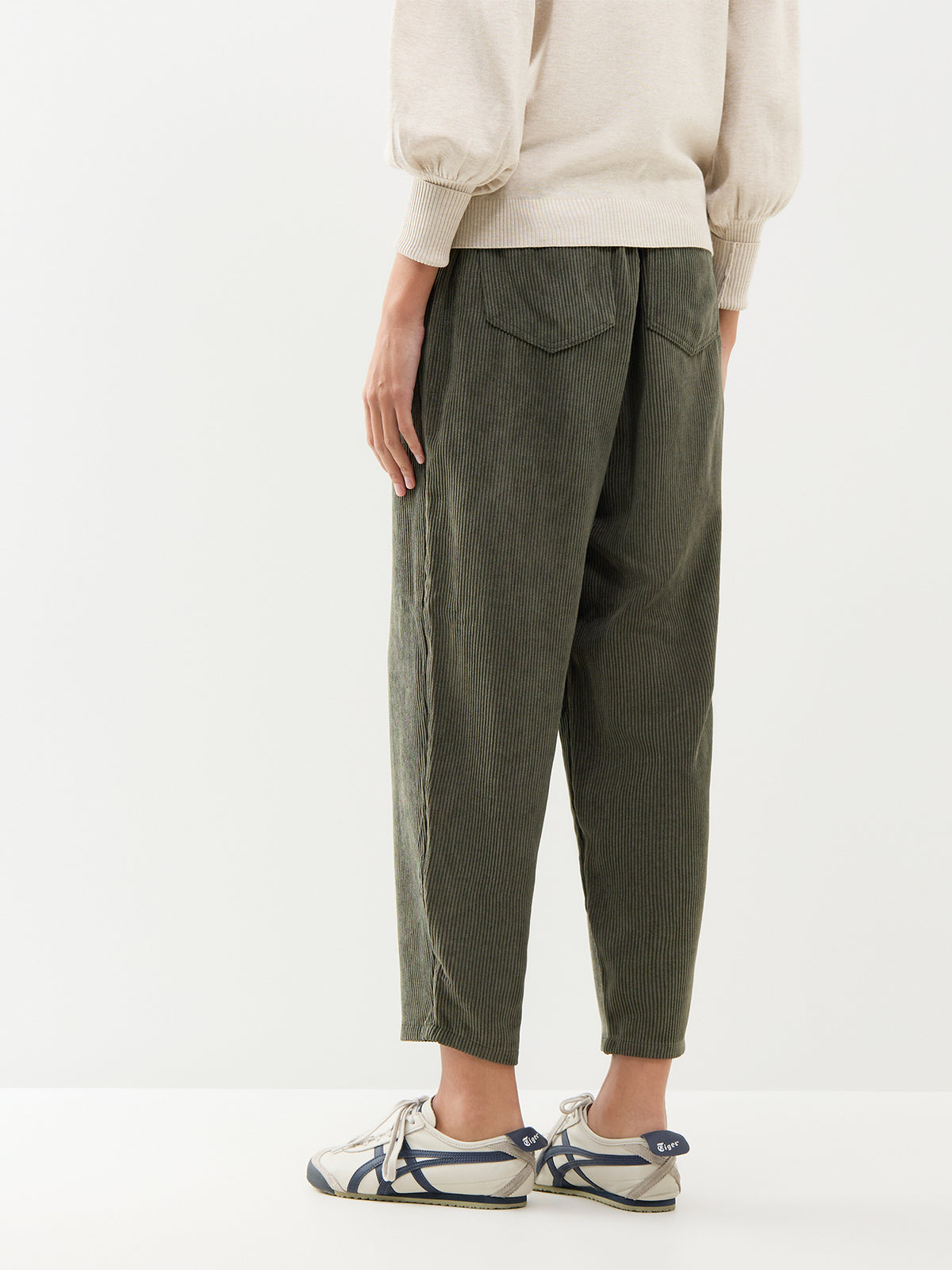 Bindi 20-C Corduroy Trousers - Forest Night