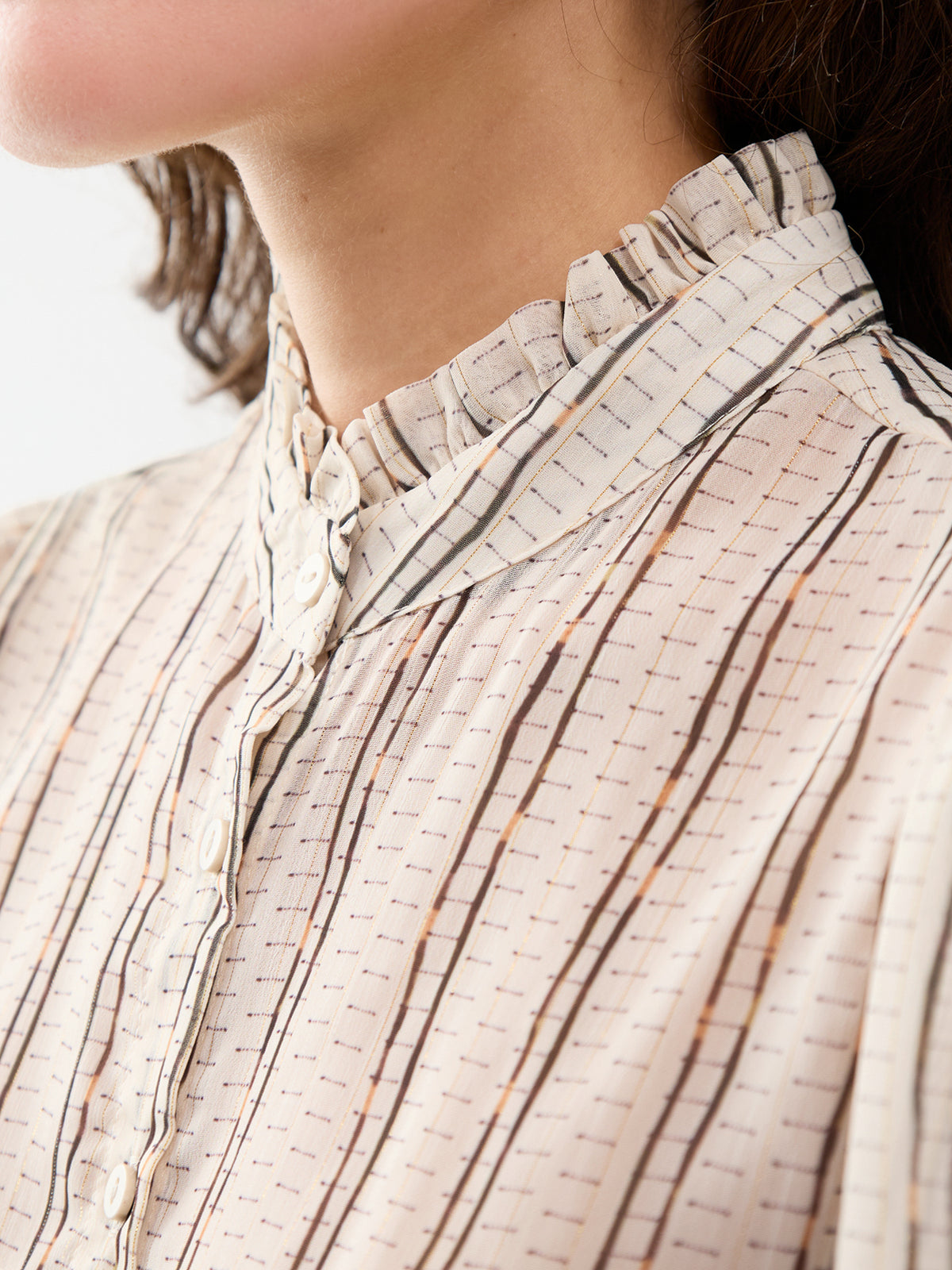 Harpa 1 Long-Sleeved Striped Shirt - Multi