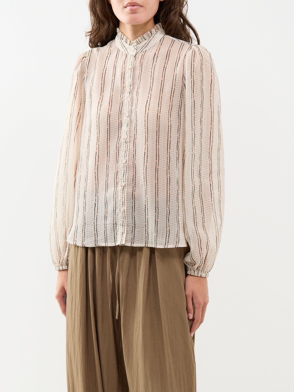 Harpa 1 Long-Sleeved Striped Shirt - Multi