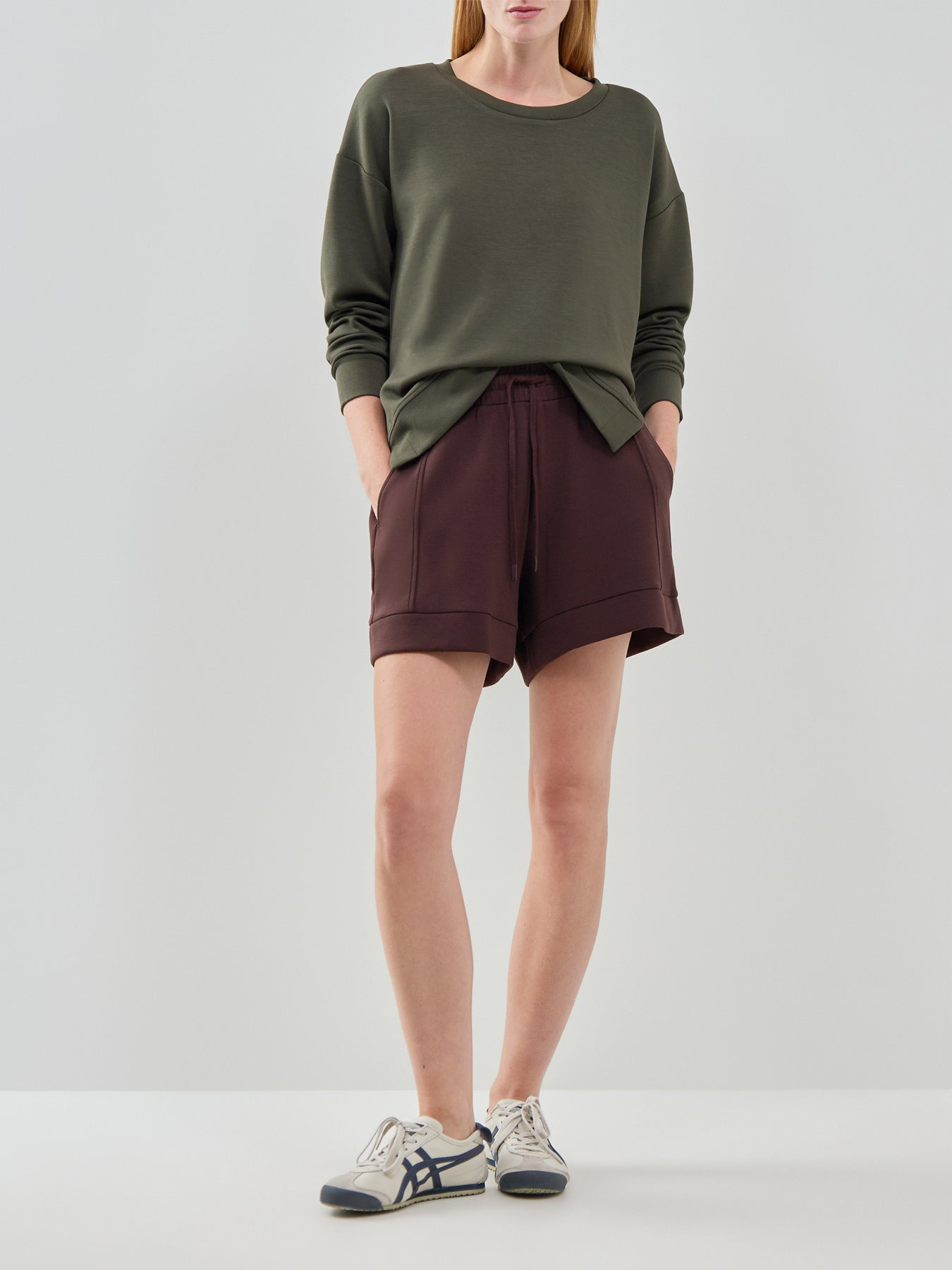 Banu Modal-Blend Sweatshirt Green