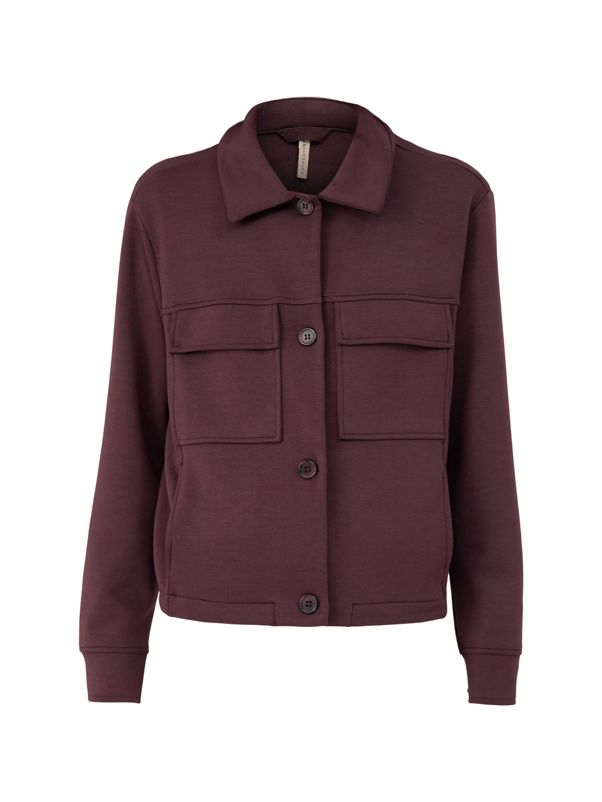 Banu 337 Modal Blend Jacket - Chocolate Plum