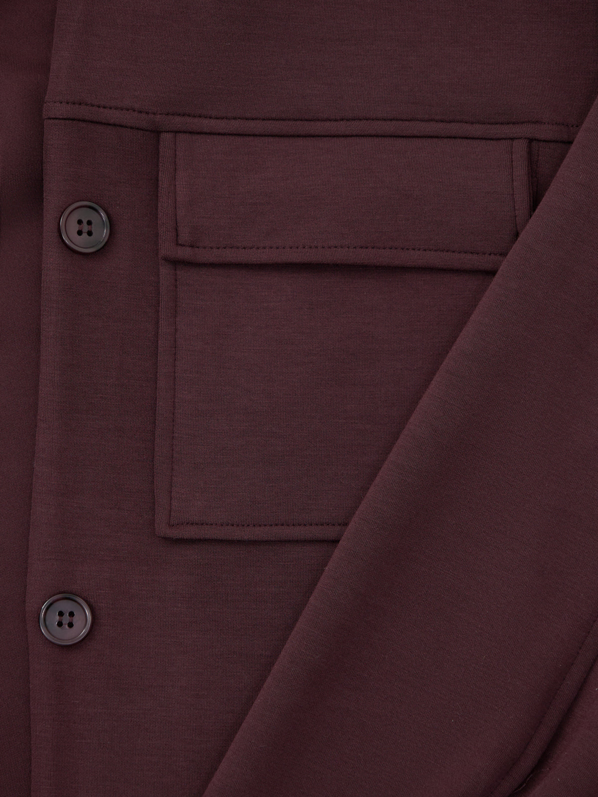 Banu 337 Modal Blend Jacket - Chocolate Plum