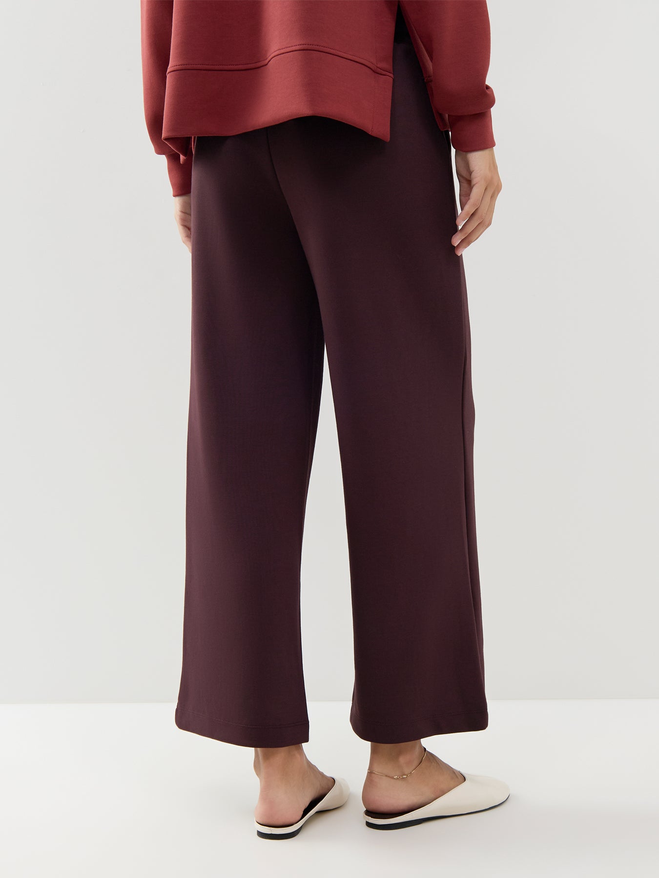 Modal Blend Wide Leg Sweatpants