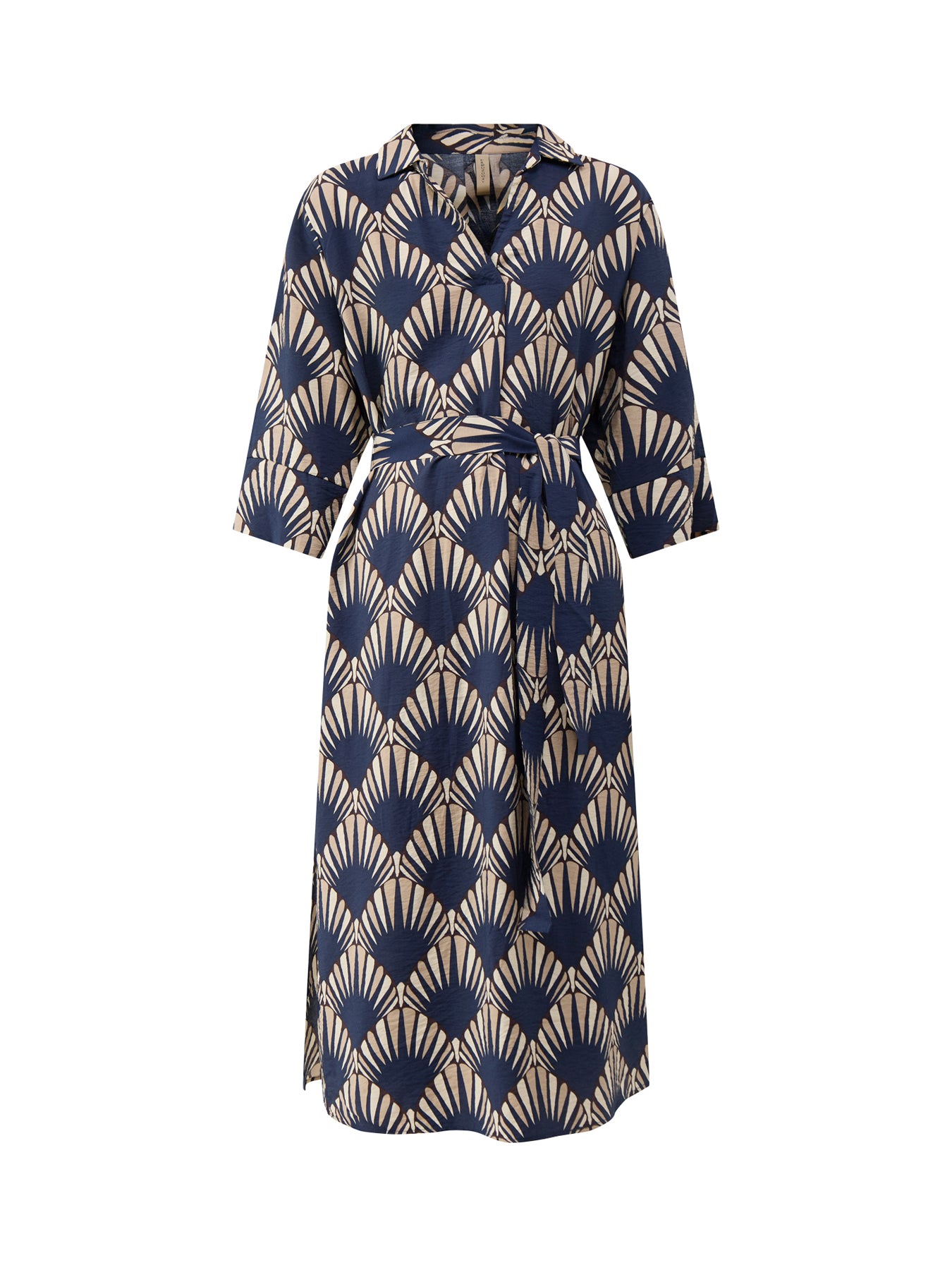 Halin ECOVERO Viscose-Blend Printed Midi Dress