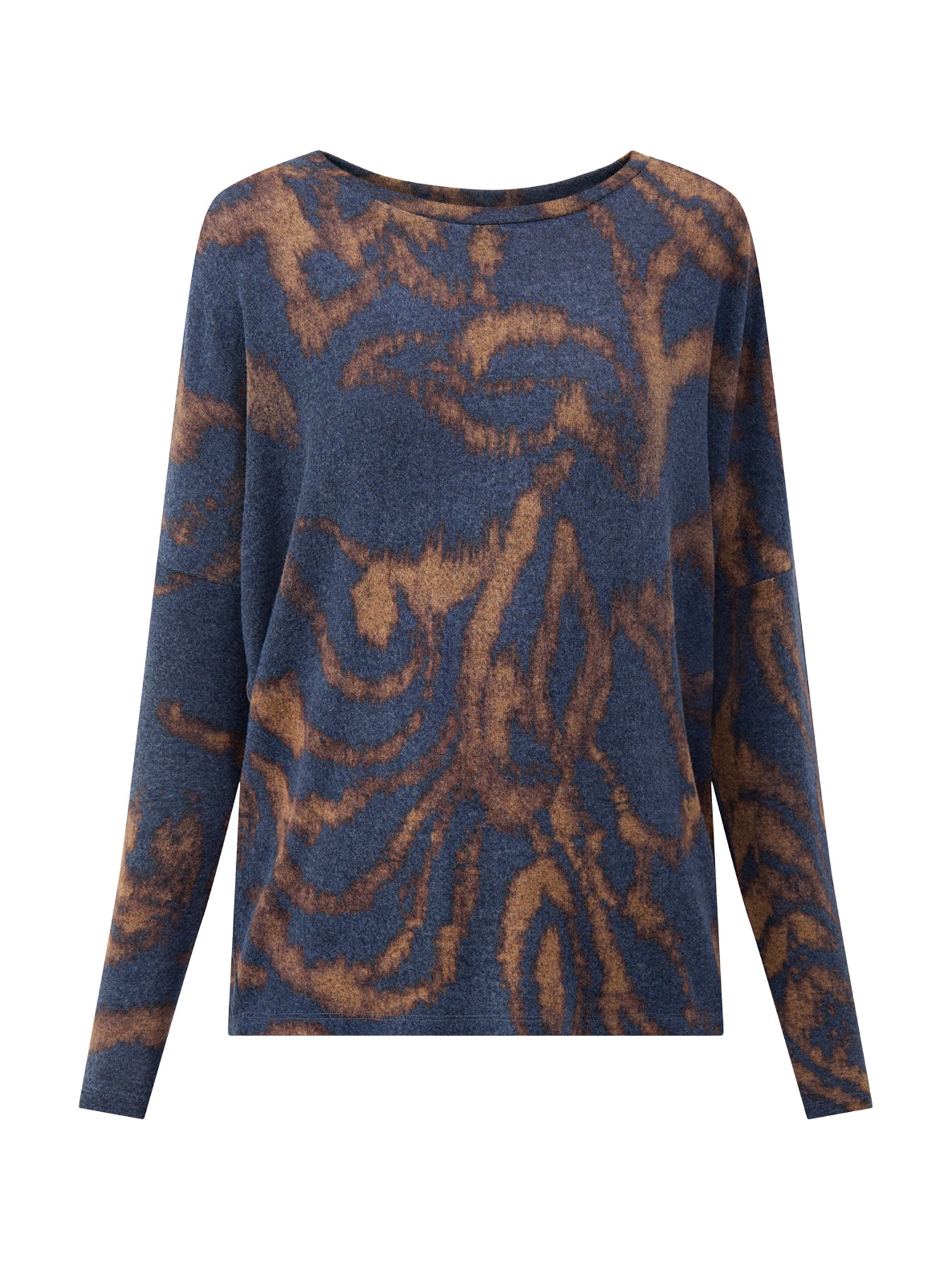 Biara ECOVERO Viscose-Blend Printed Top