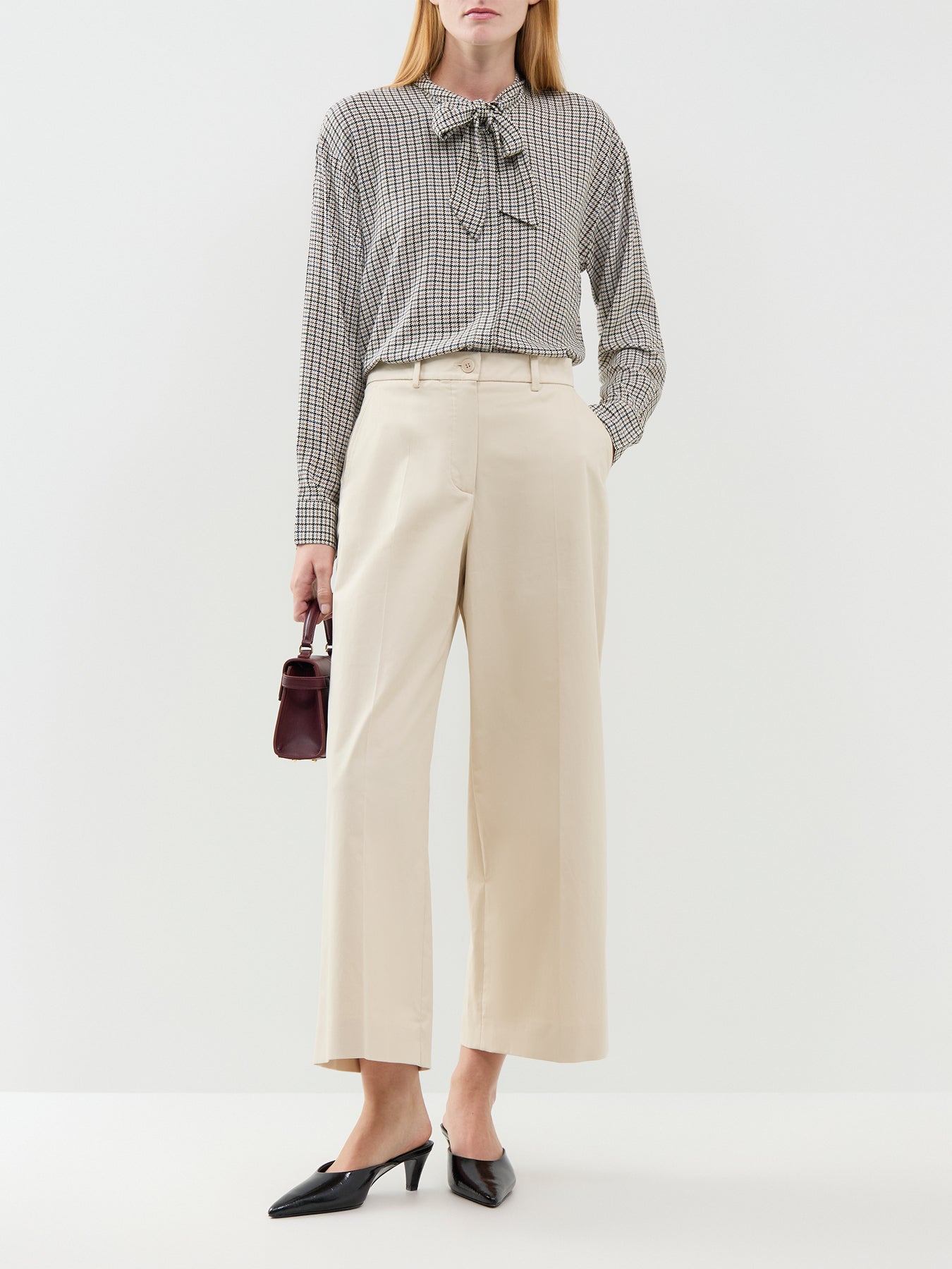 Halia ECOVERO Viscose Pussybow Blouse