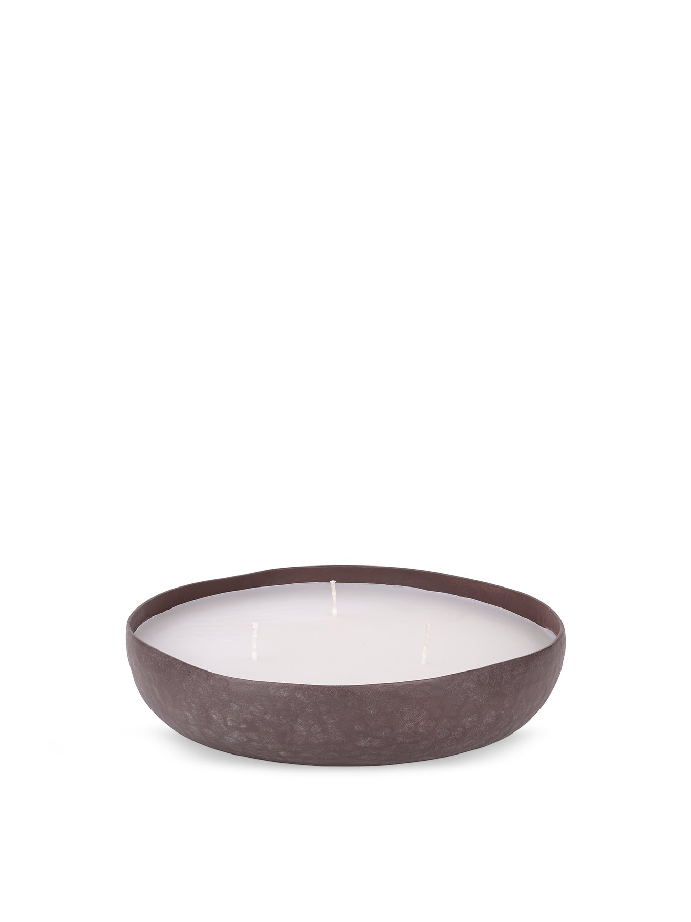 Samui Hammered Brown 3 Wick Candle Bowl