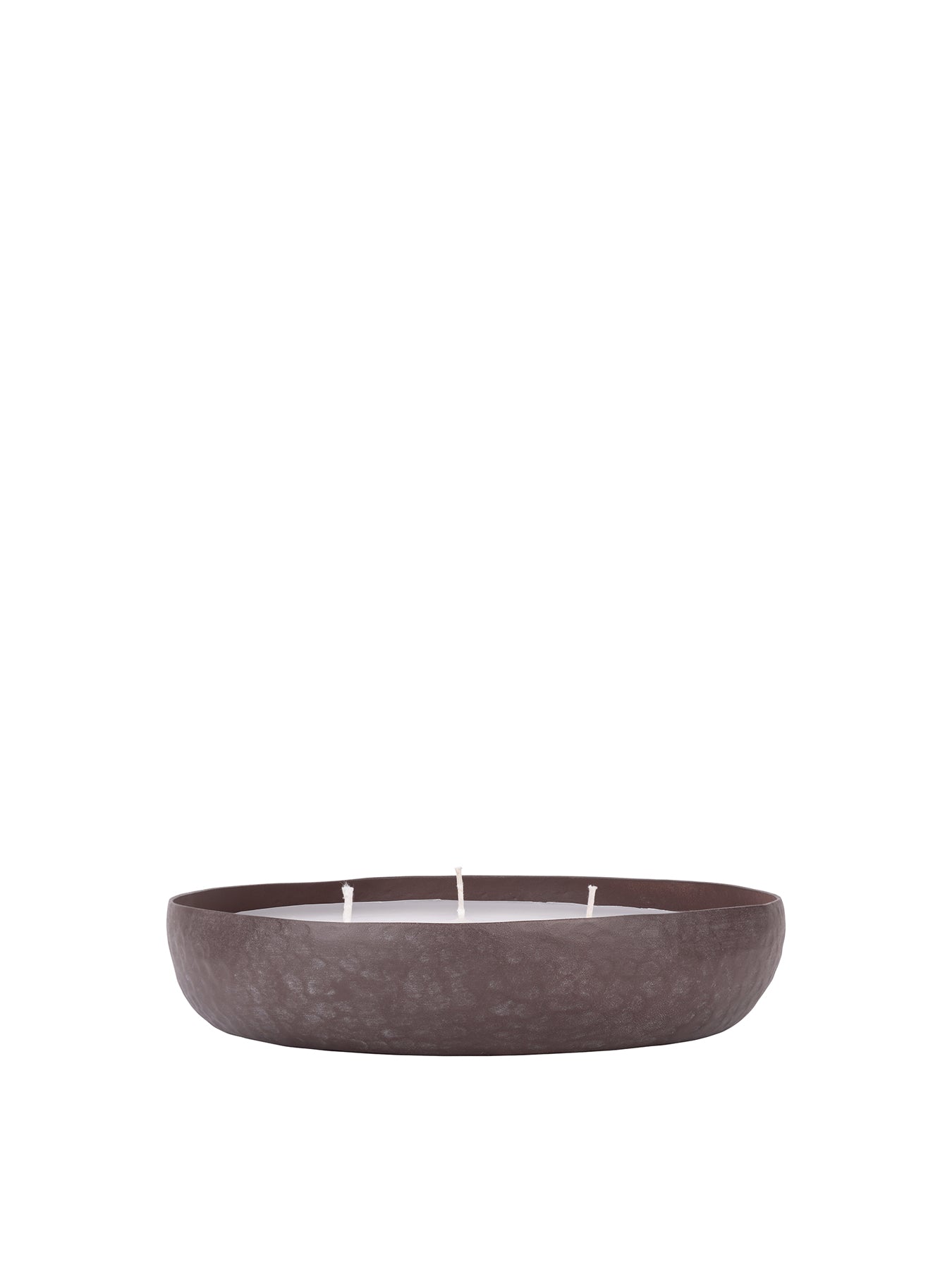 Samui Hammered Brown 3 Wick Candle Bowl