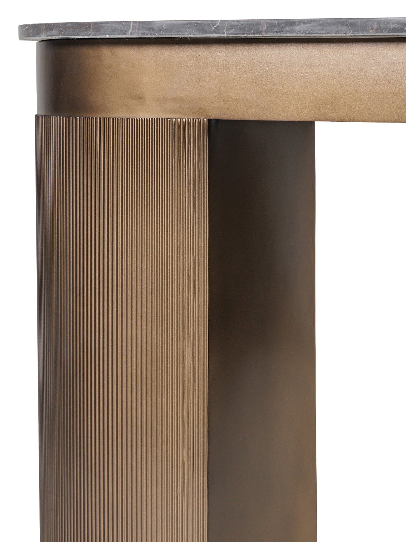 Belvedere Marble Study Desk Gold