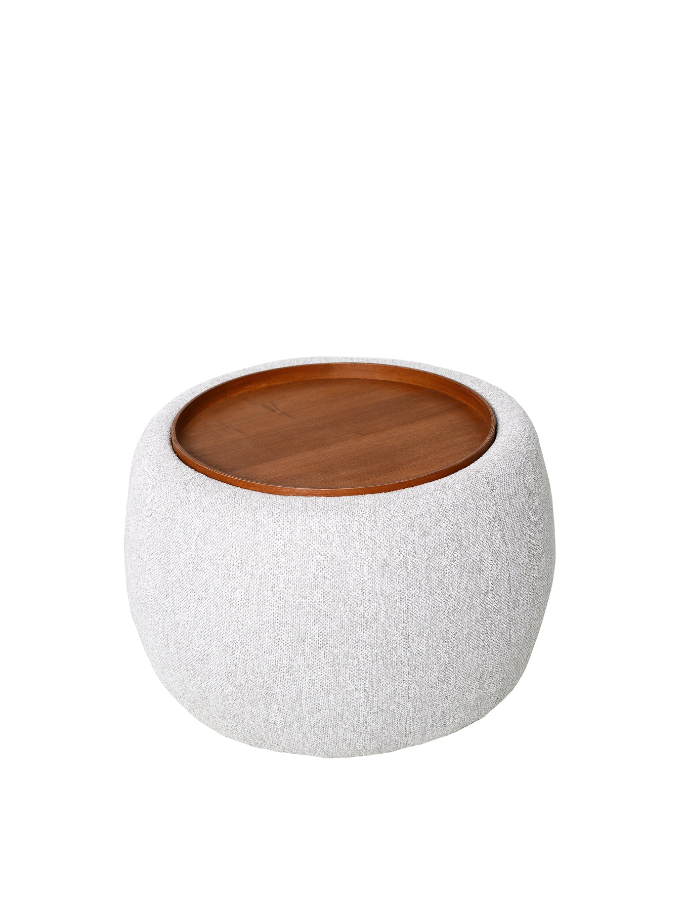 Gensen Small Ottoman 70cm Brown