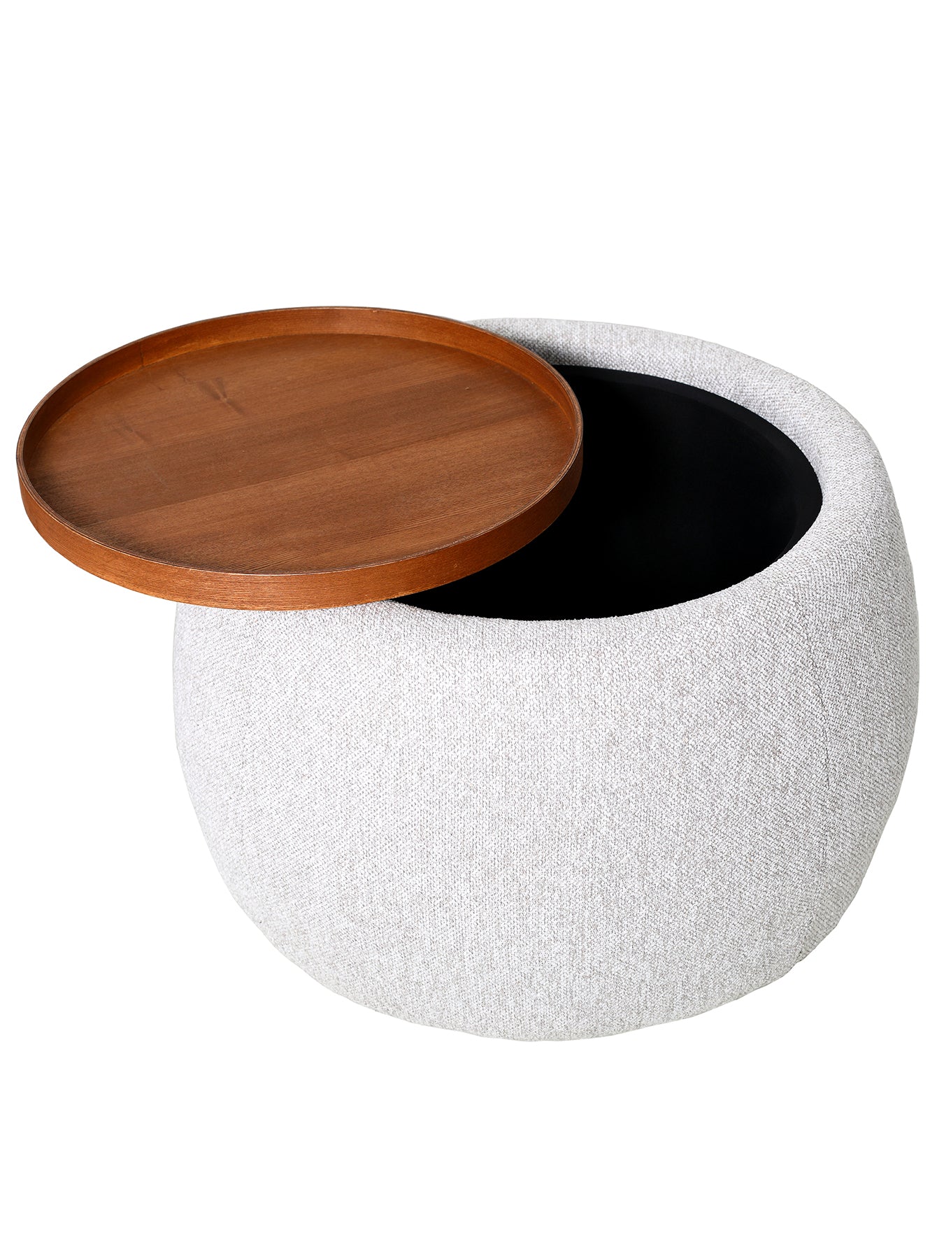 Gensen Small Ottoman 70cm Brown
