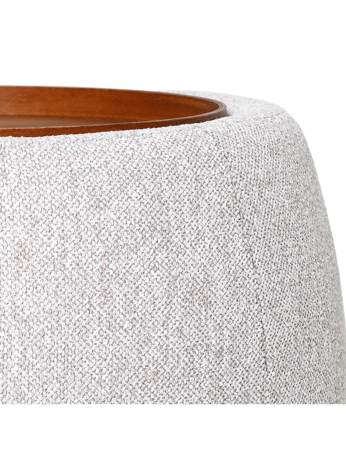 Gensen Small Ottoman 70cm Brown