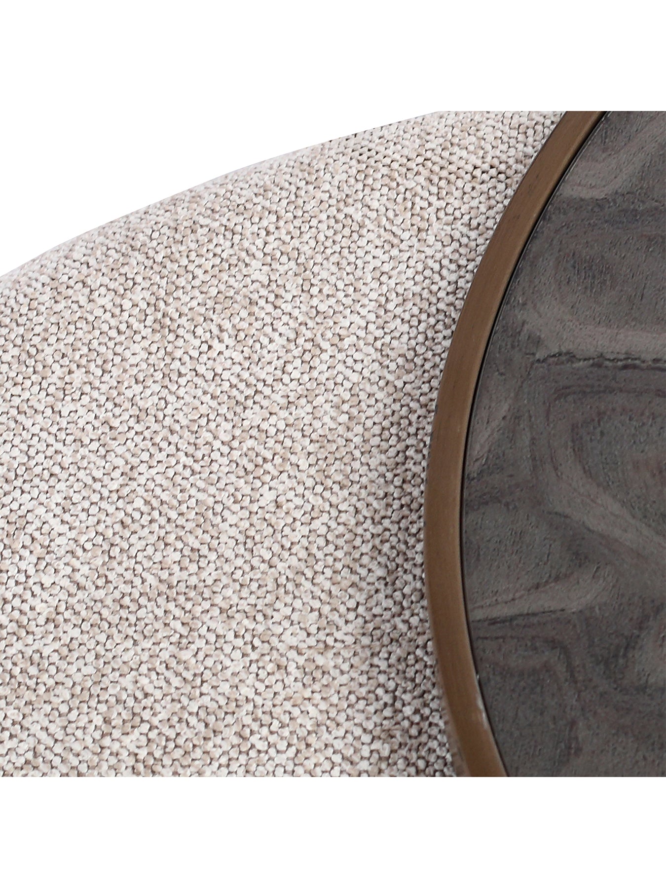 Driftwood Ripple Coffee Table & Nesting Pouffe