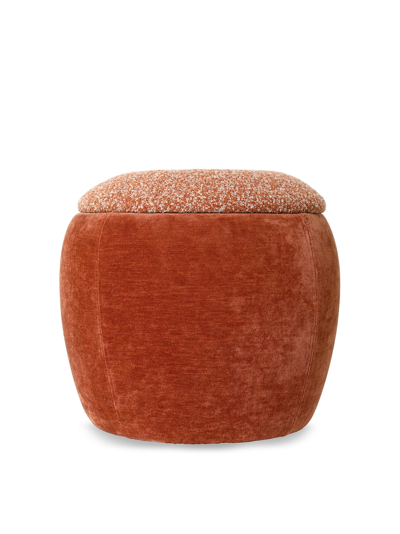Clemance Storage Stool Terracotta