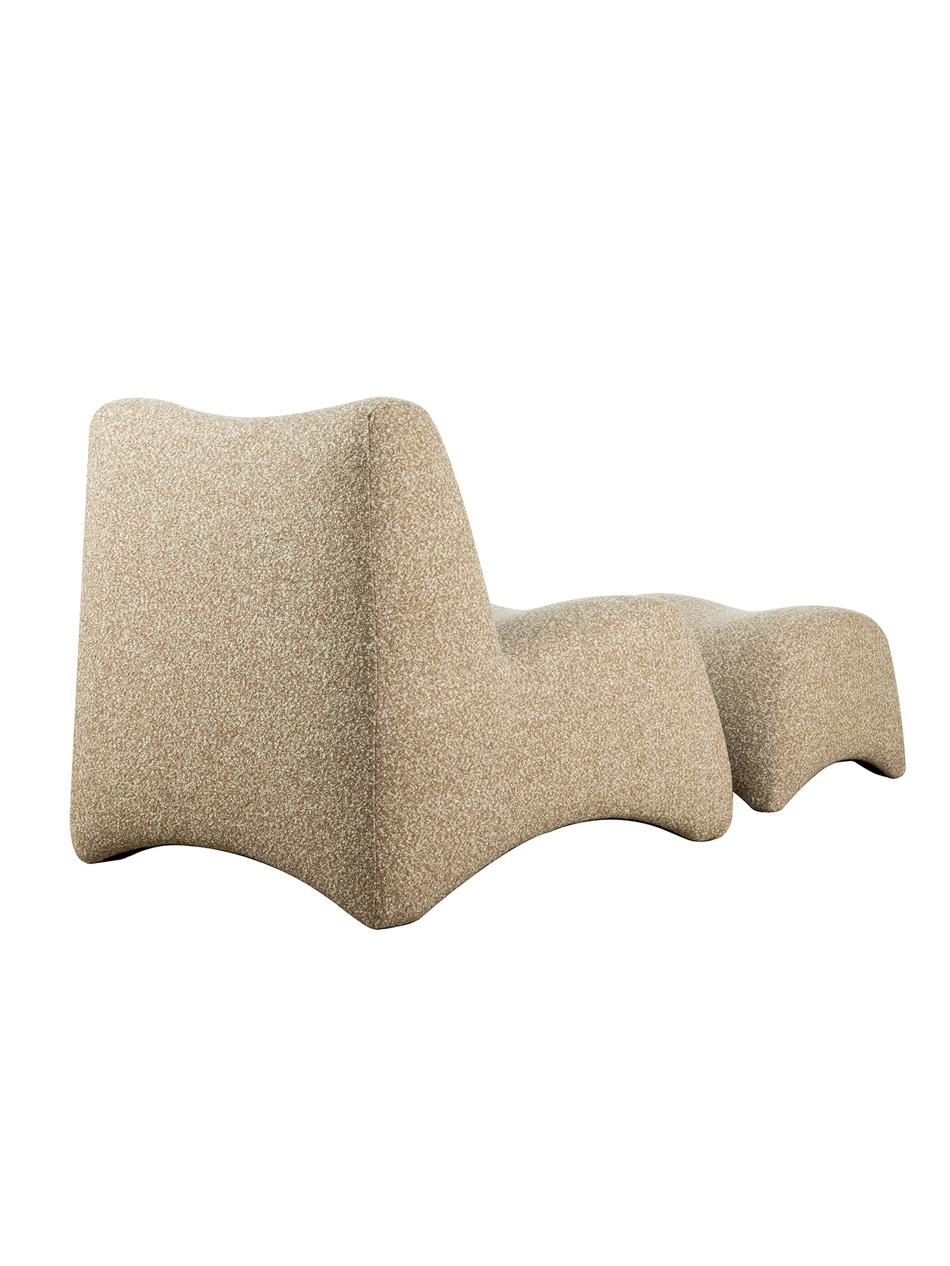 Bangkok Upholstered Occasional Chair and Stool Brown