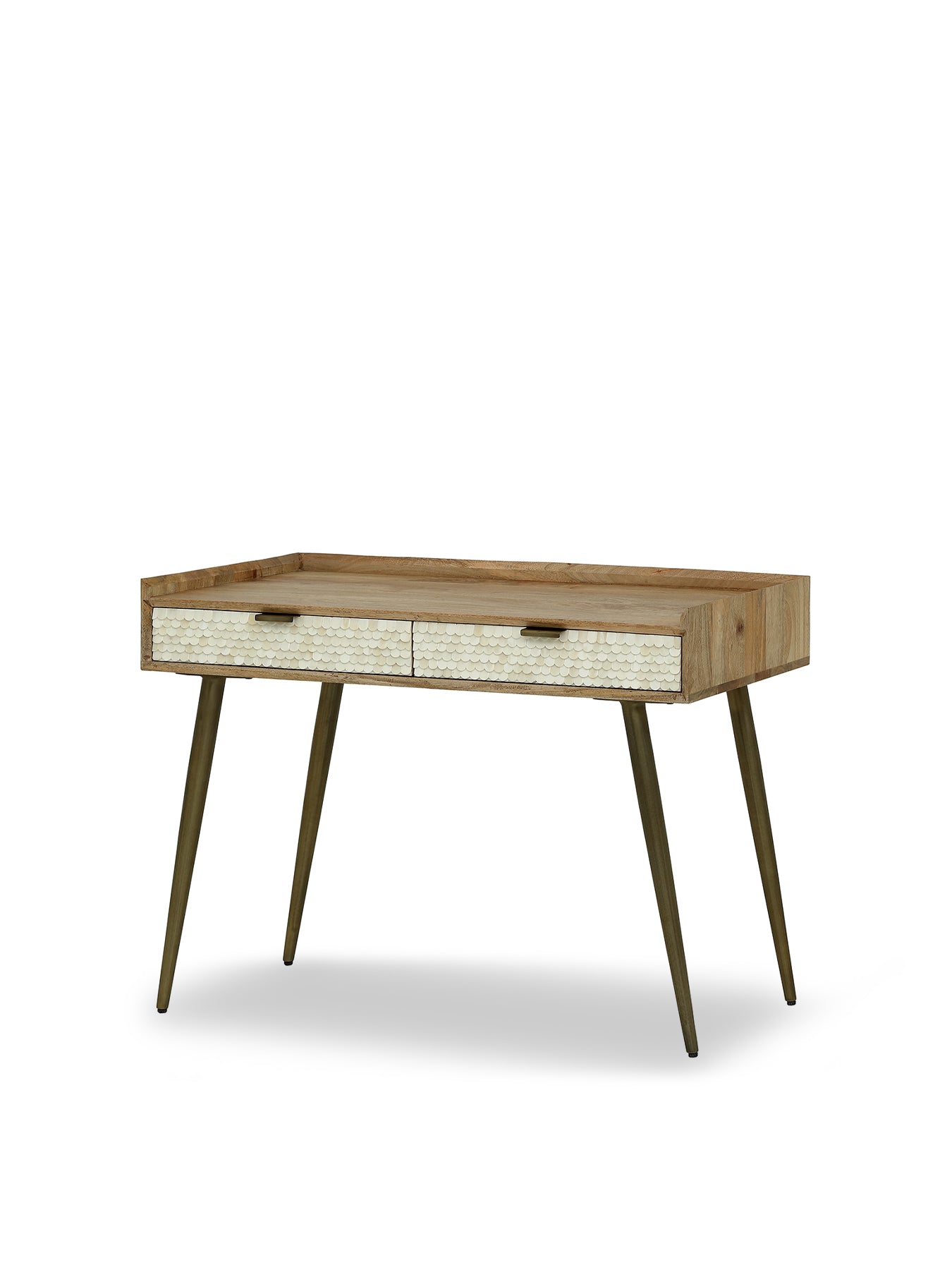 Nerida Bone Inlay Desk Cream