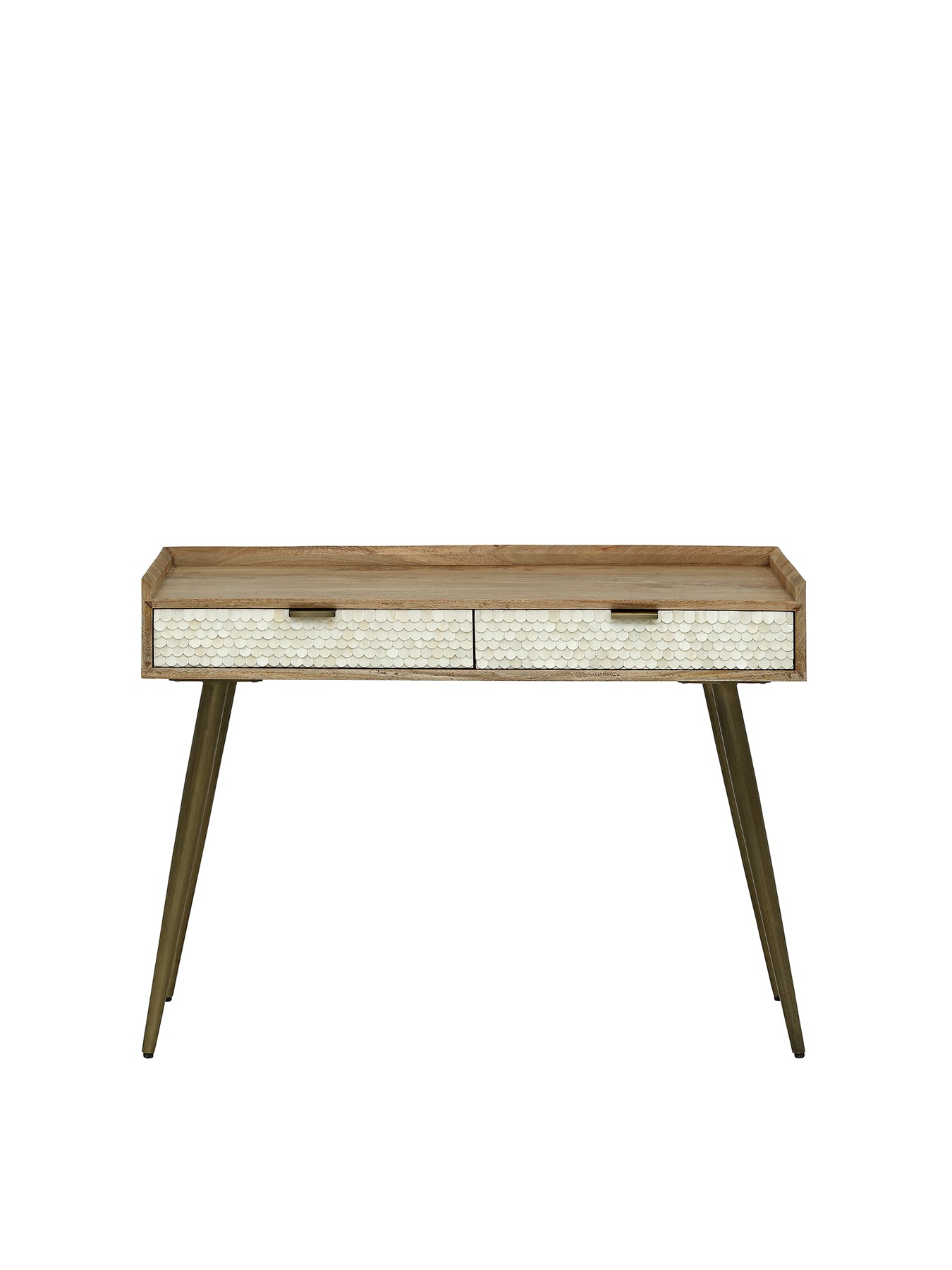 Nerida Bone Inlay Desk Cream