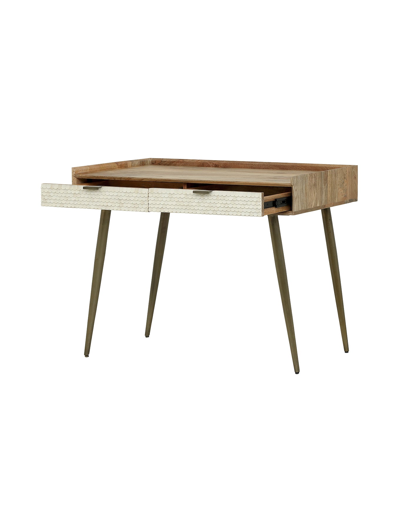 Nerida Bone Inlay Desk Cream