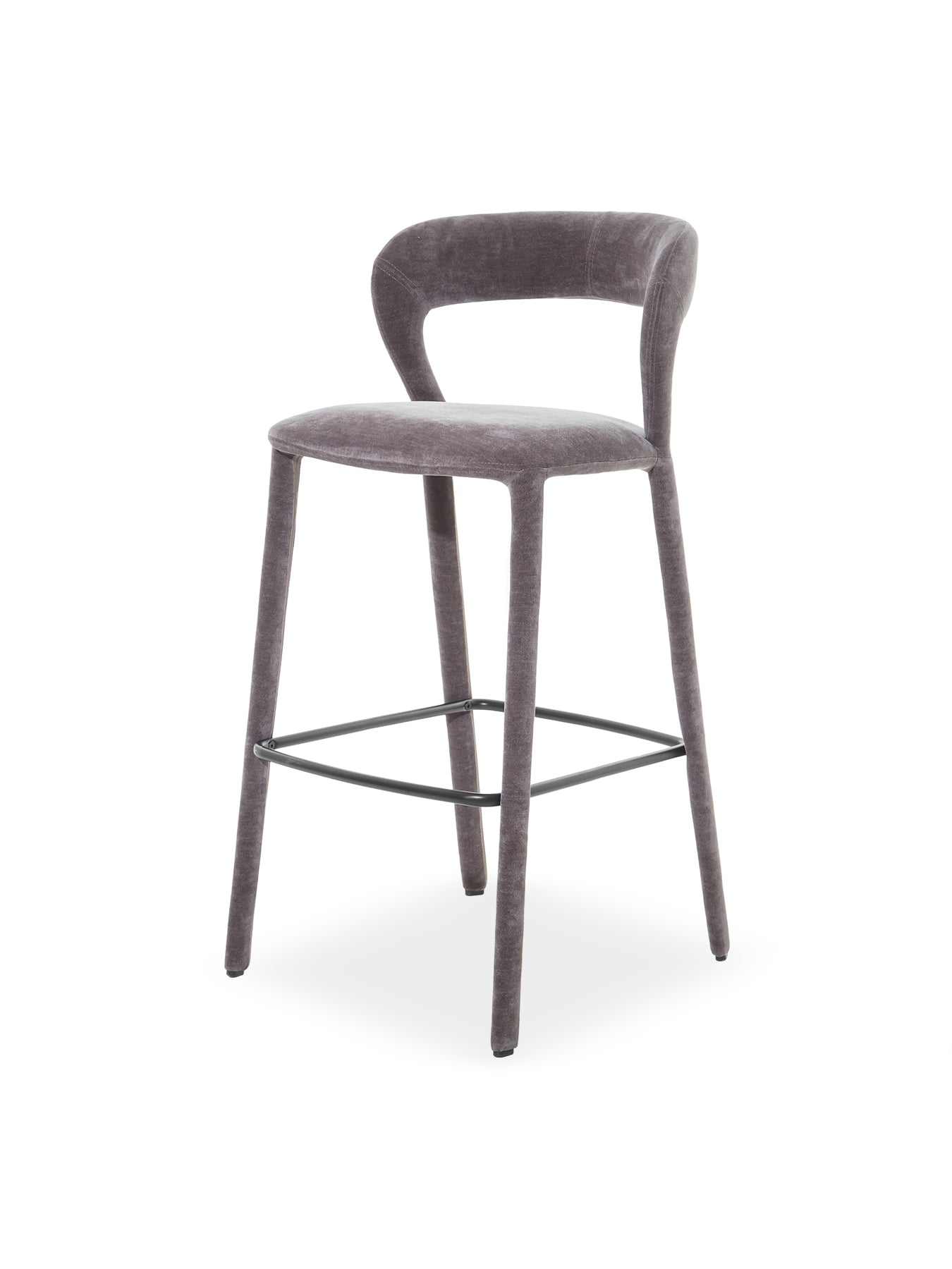 Cruise Upholstered Bar Stool Grey