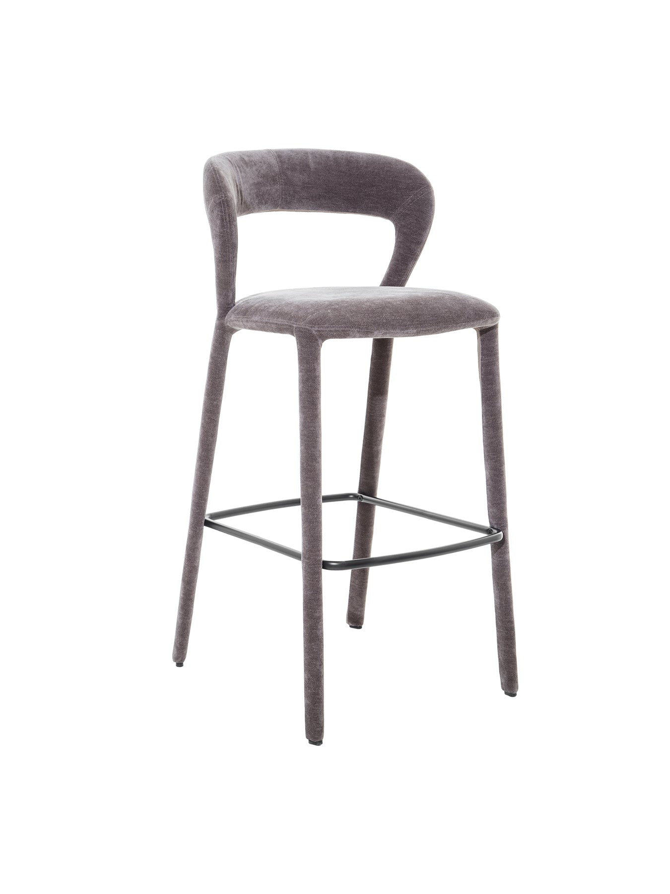 Cruise Upholstered Bar Stool Grey