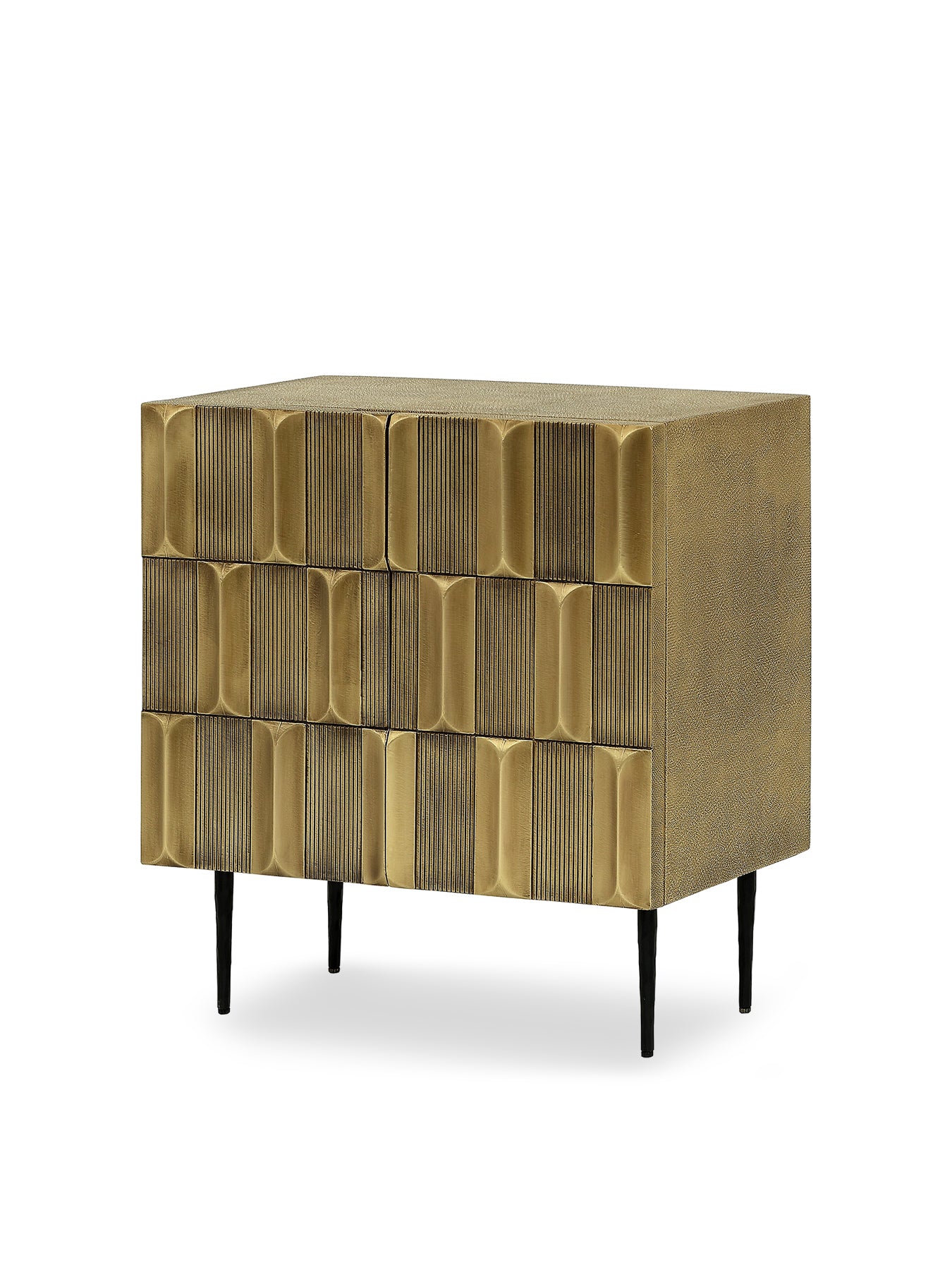 Verano Brass 2 Door Cabinet