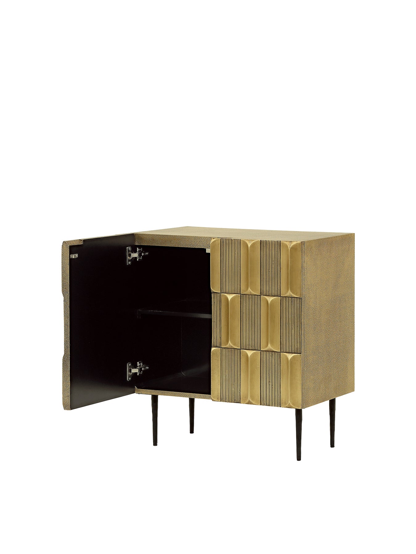 Verano Brass 2 Door Cabinet