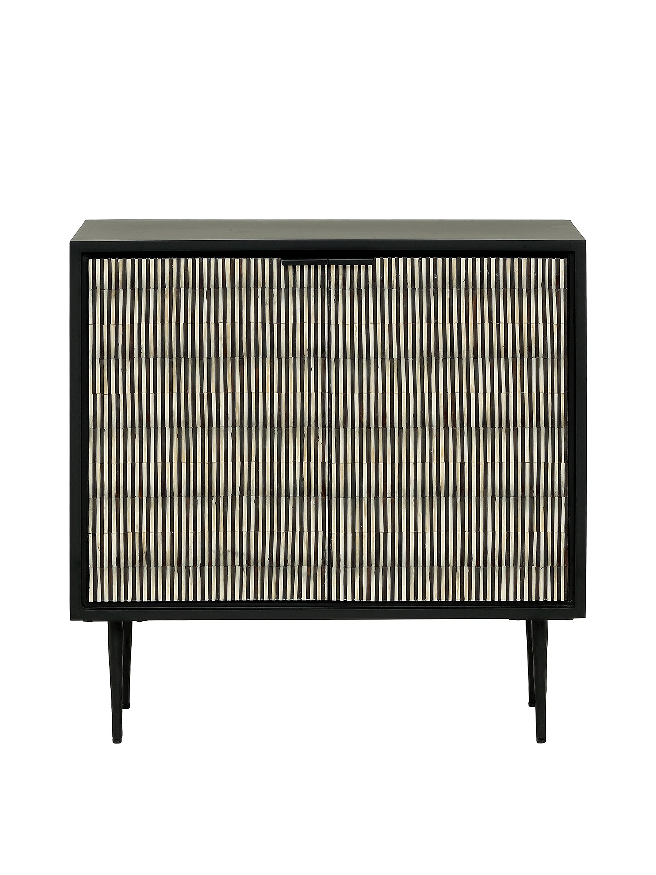 Imperia Bone Inlay Display Cabinet Black