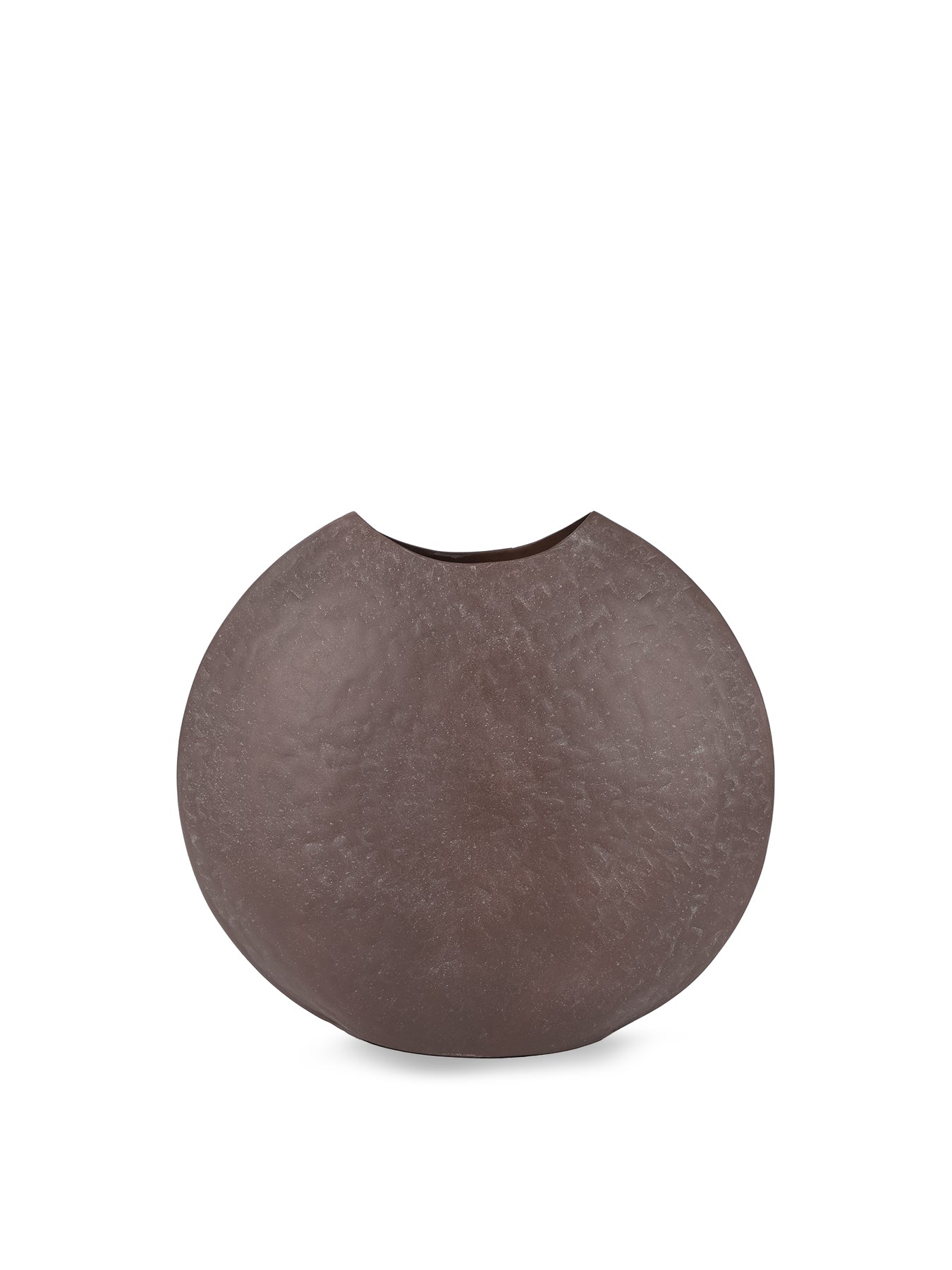 Samui Stonewash Moon Vase Brown
