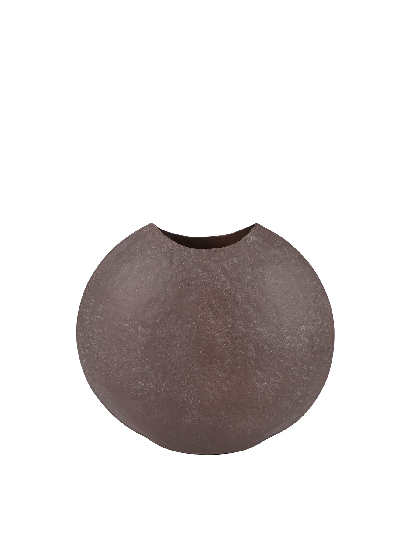 Samui Stonewash Moon Vase Brown