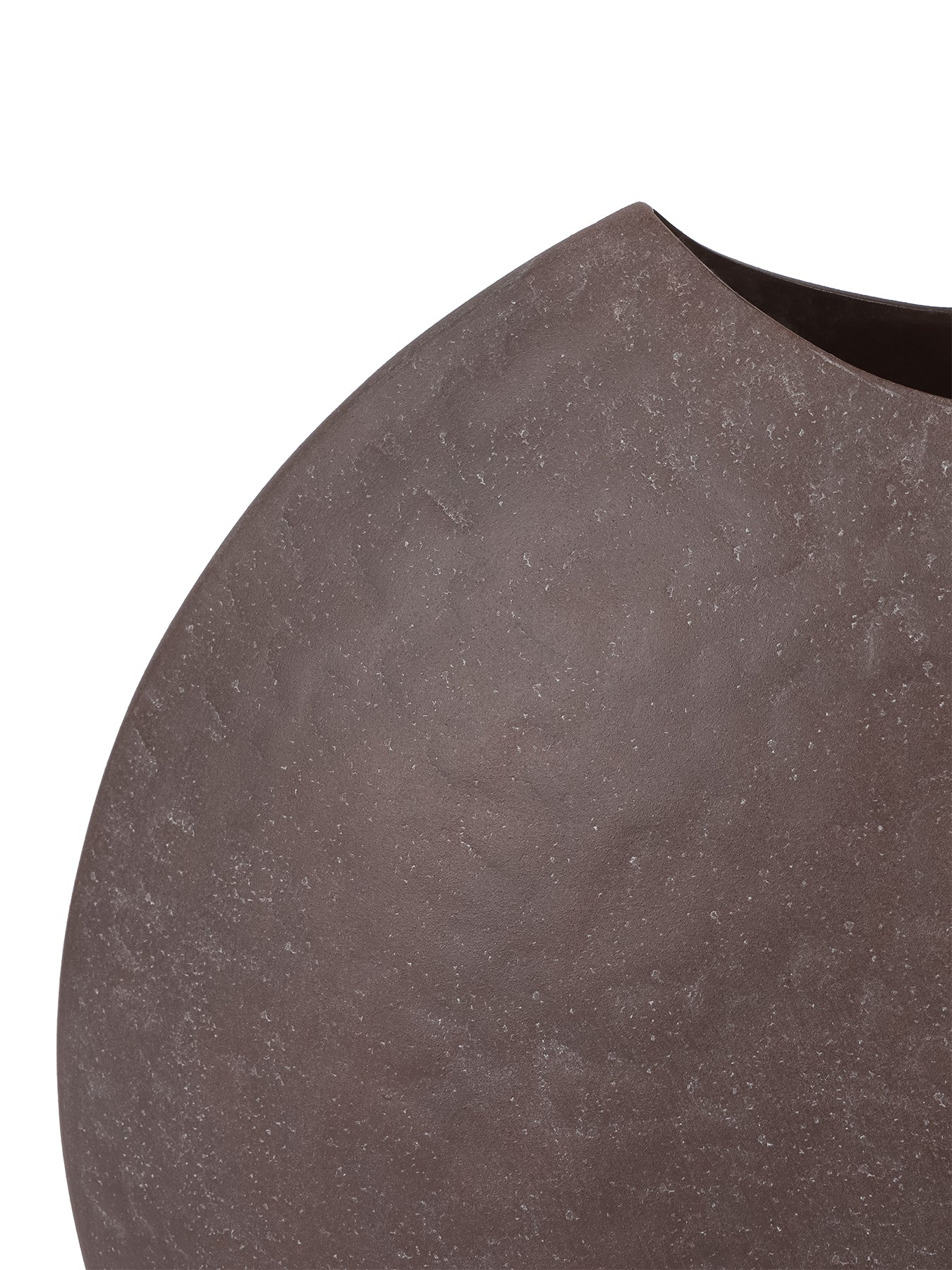 Samui Stonewash Moon Vase Brown
