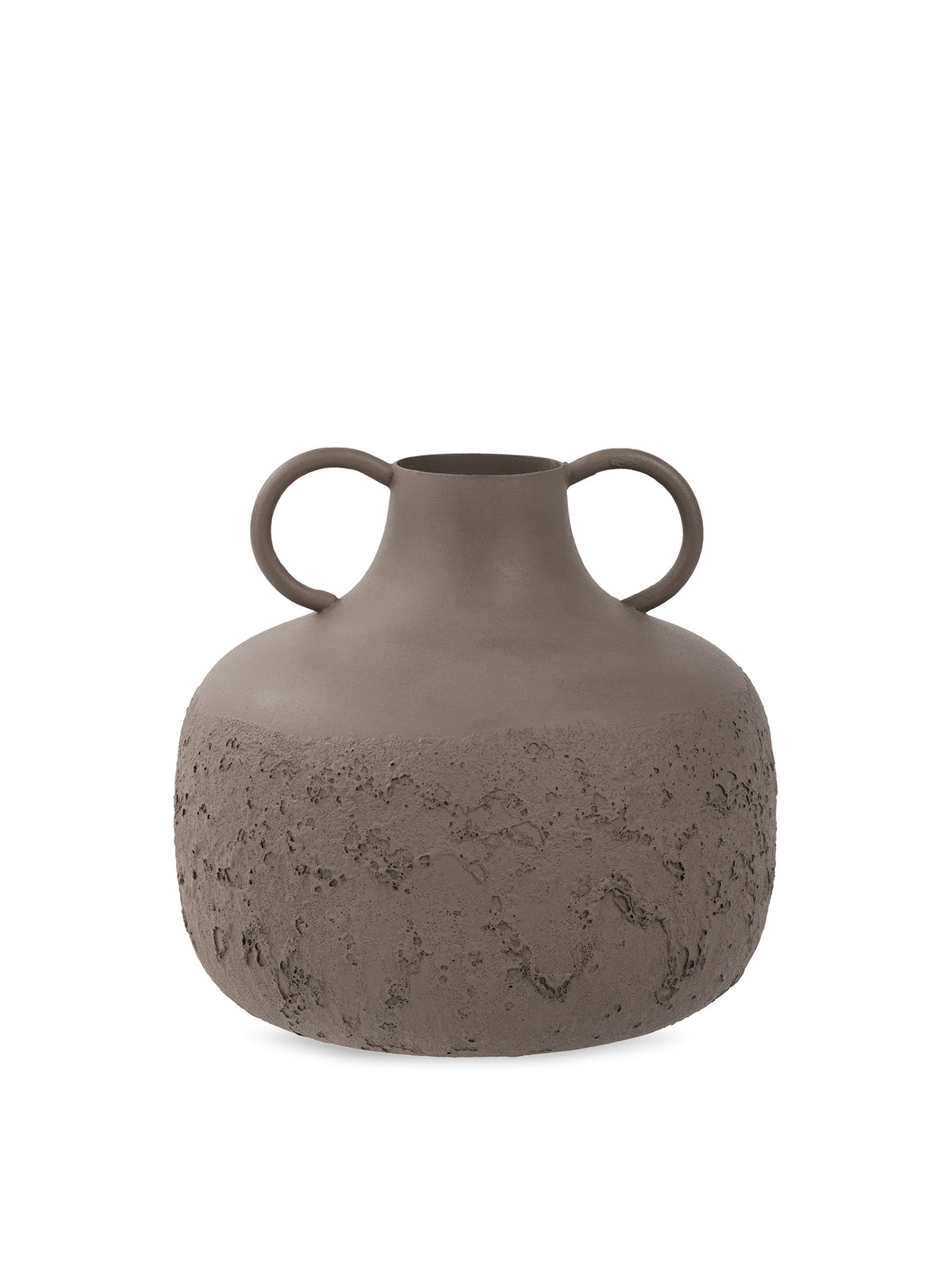 Alora Large Textured Metal Vase