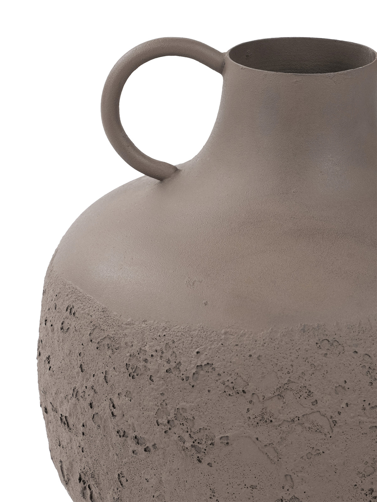 Alora Large Textured Metal Vase