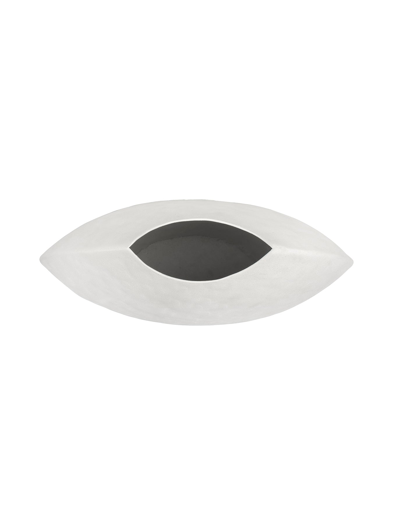 Samui Stonewash Moon Vase White