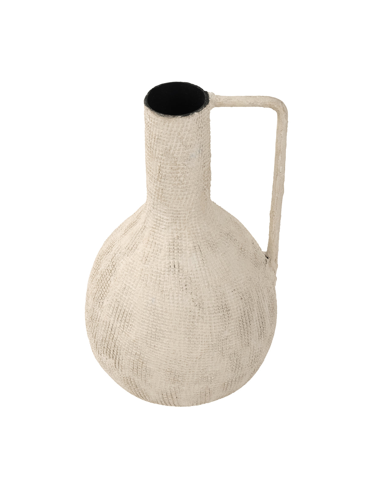 Navi Teardrop Textured Metal Vase