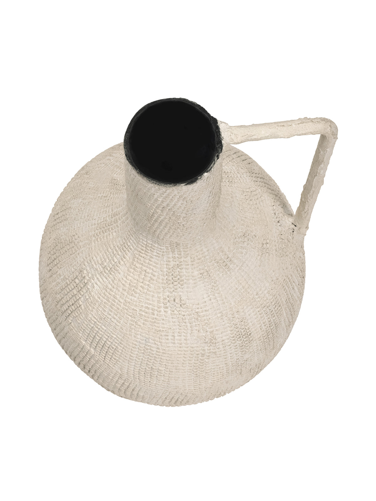 Navi Teardrop Textured Metal Vase