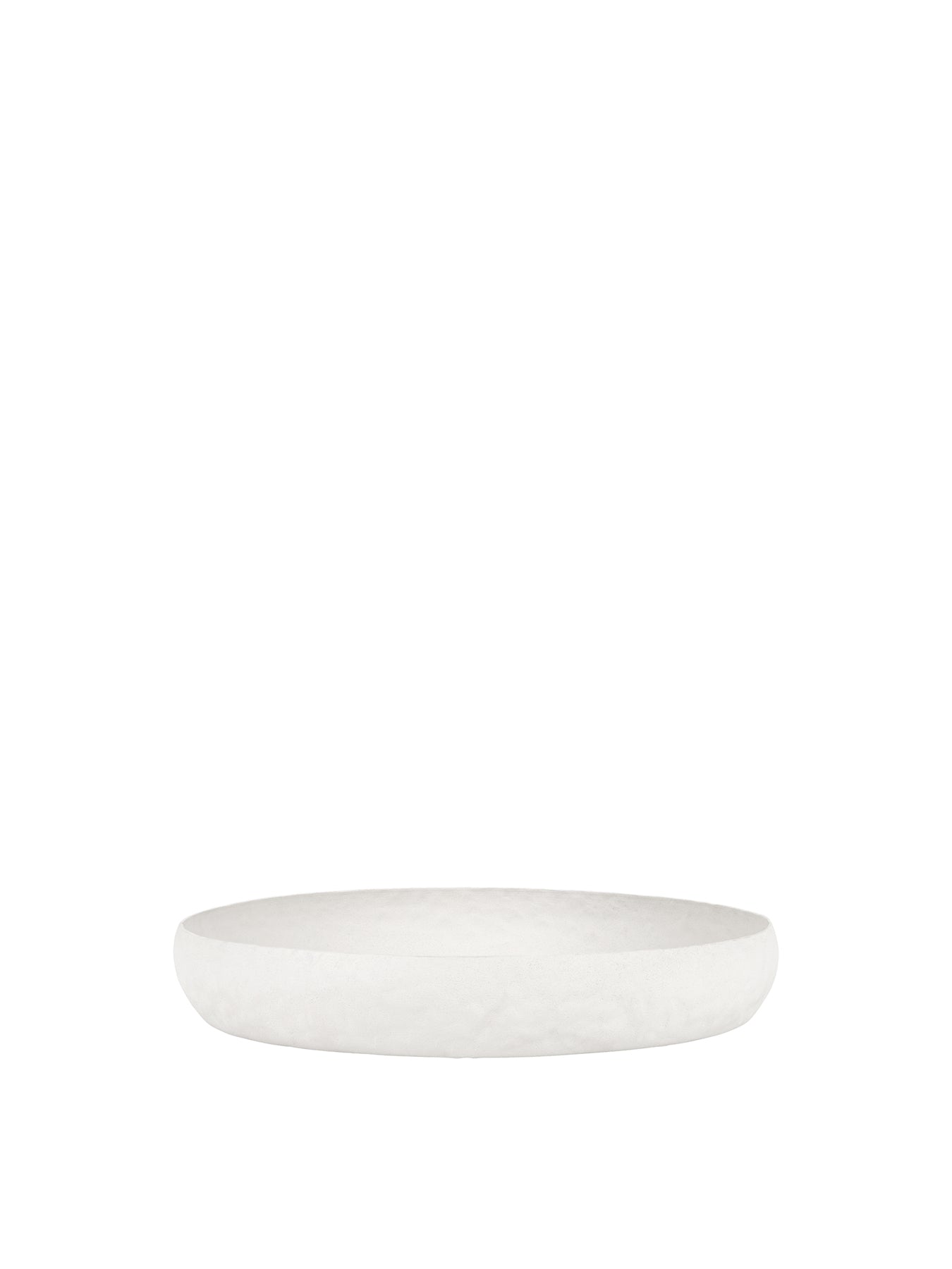 Samui Stonewash Round Platter Large White