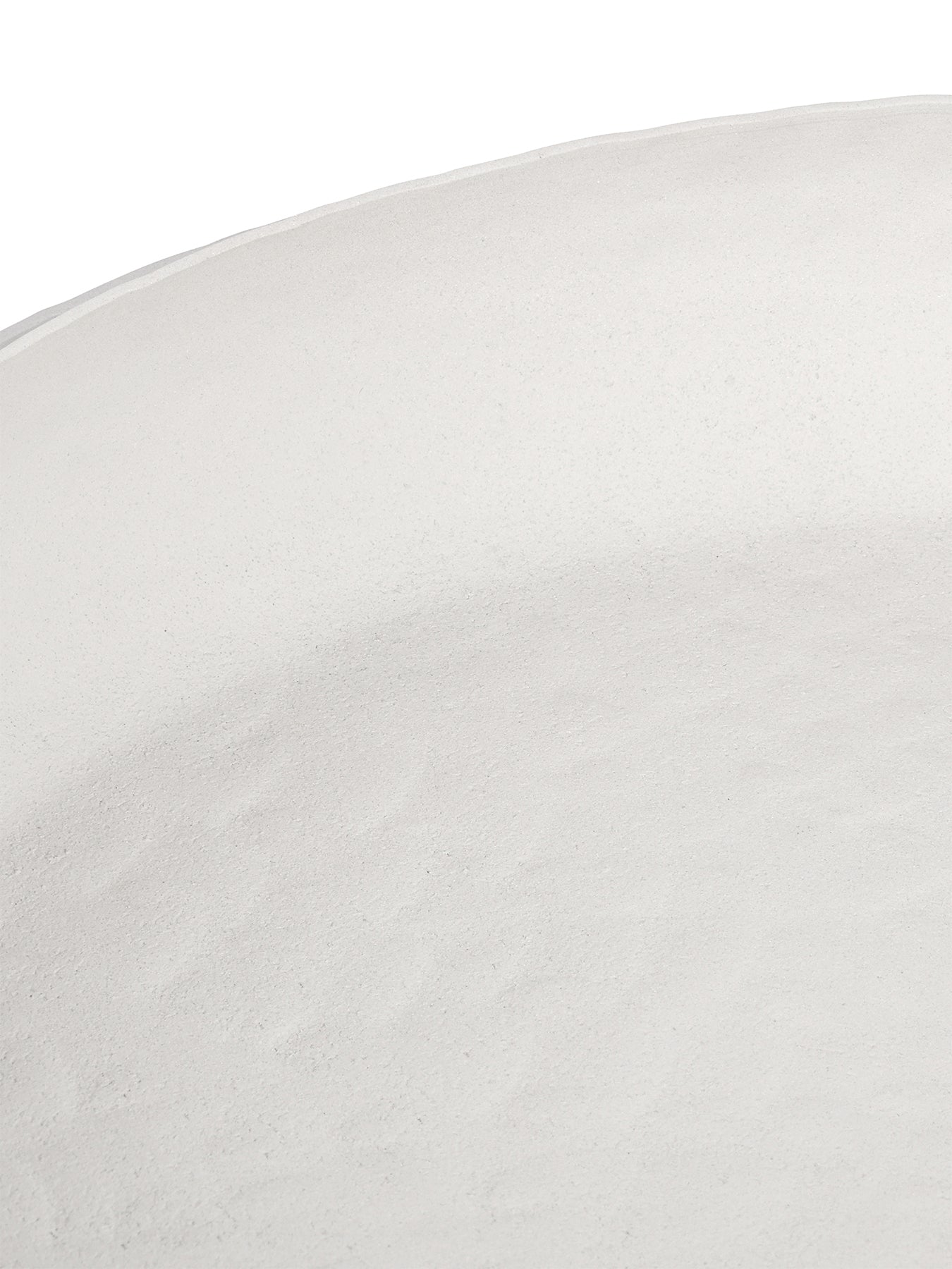 Samui Stonewash Round Platter Large White