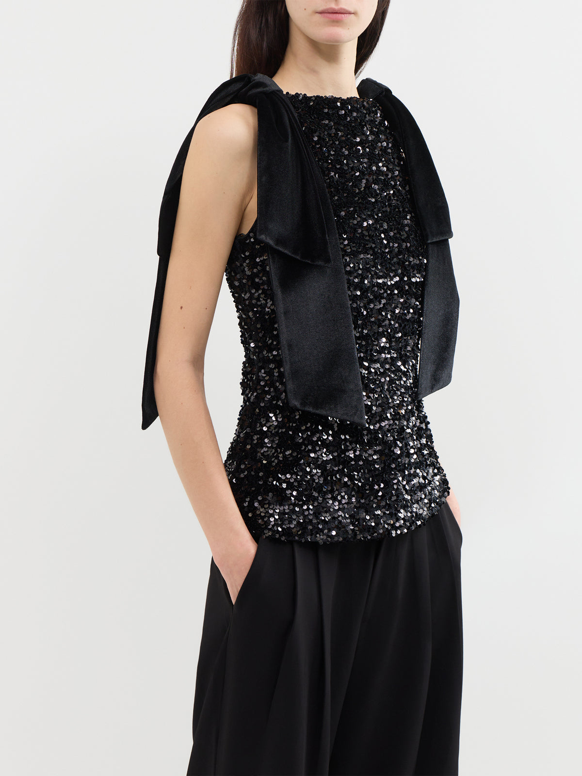 Kate Sequin Bow Top