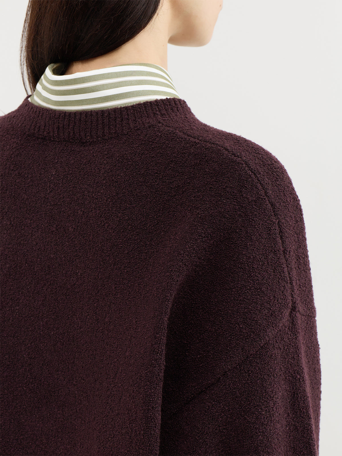 Camille Oversized Knit Jumper - Fig
