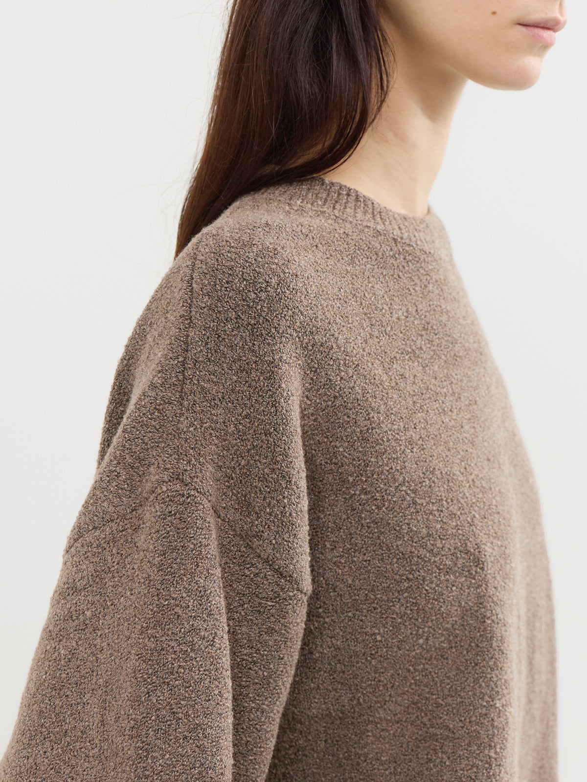 Camille Oversized Borg Jumper