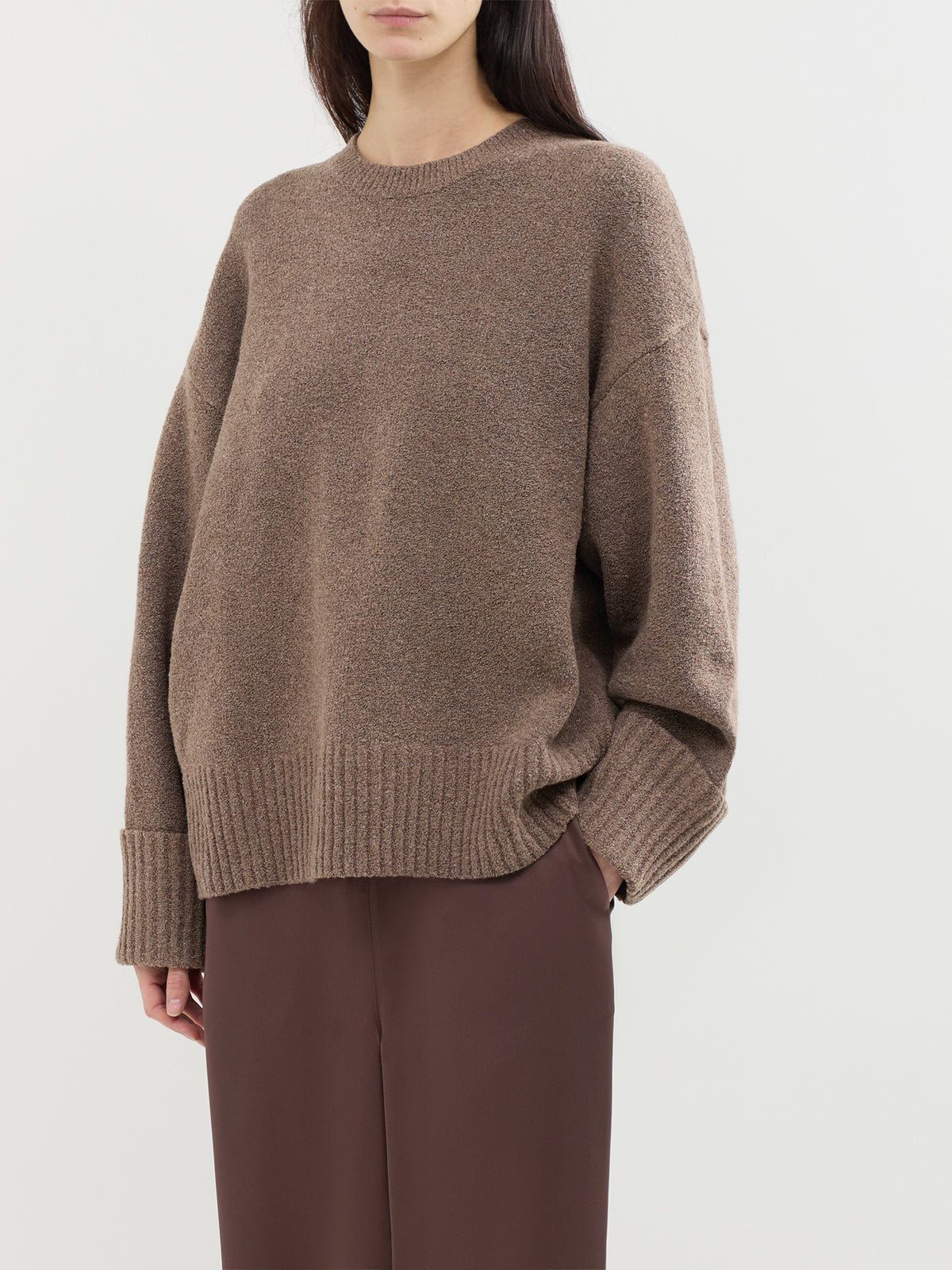 Camille Oversized Borg Jumper