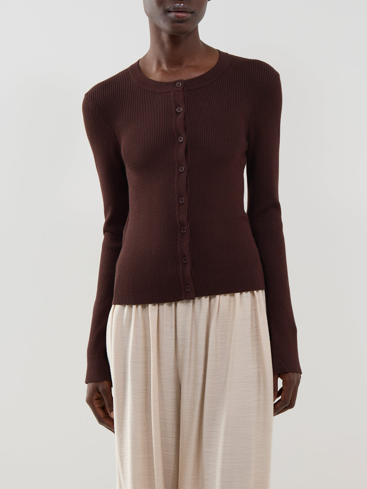 Lacey Button-Down Top